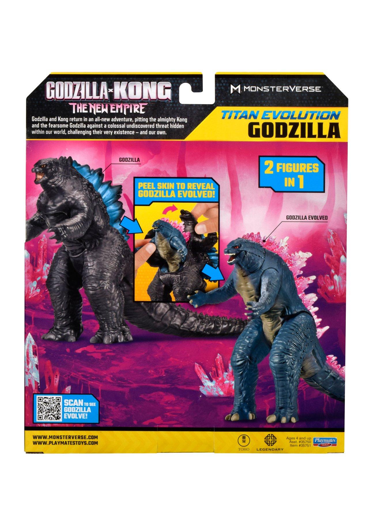 Image 2 of 3 of Monsterverse Godzilla x Kong: New Empire 7" Titan Evolution Skin Peel &amp; Reveal