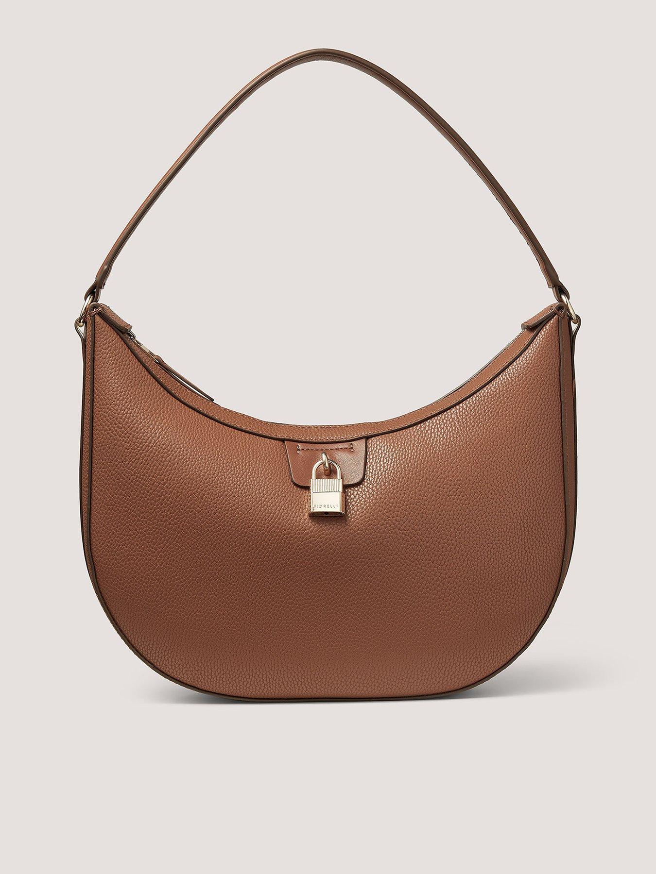 VALENTINA LEATHER HOBO outlet BAG.