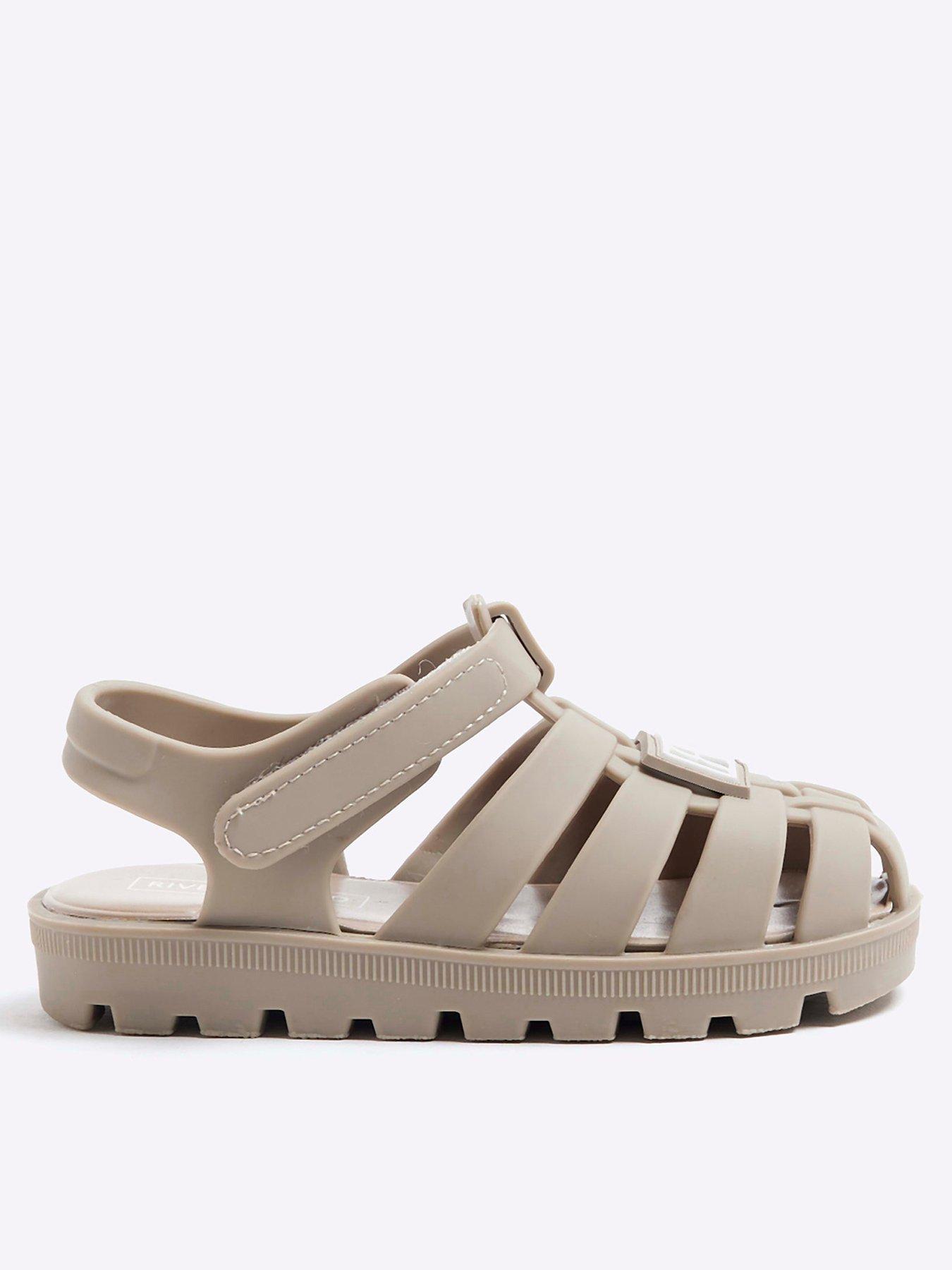 River Island Mini Mini Boys Jelly Gladiator Sandals Beige littlewoods