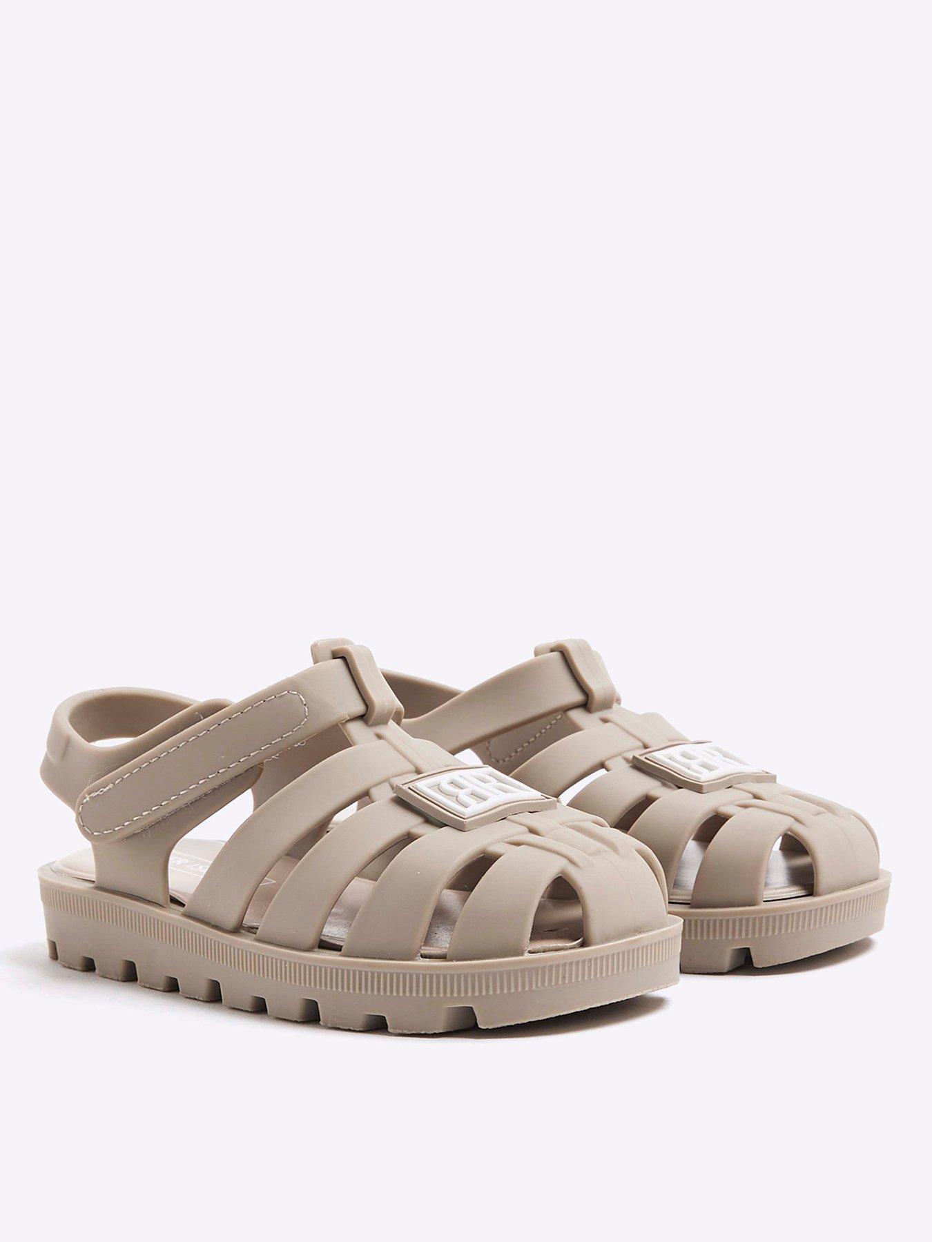 River Island Mini Mini Boys Jelly Gladiator Sandals Beige littlewoods