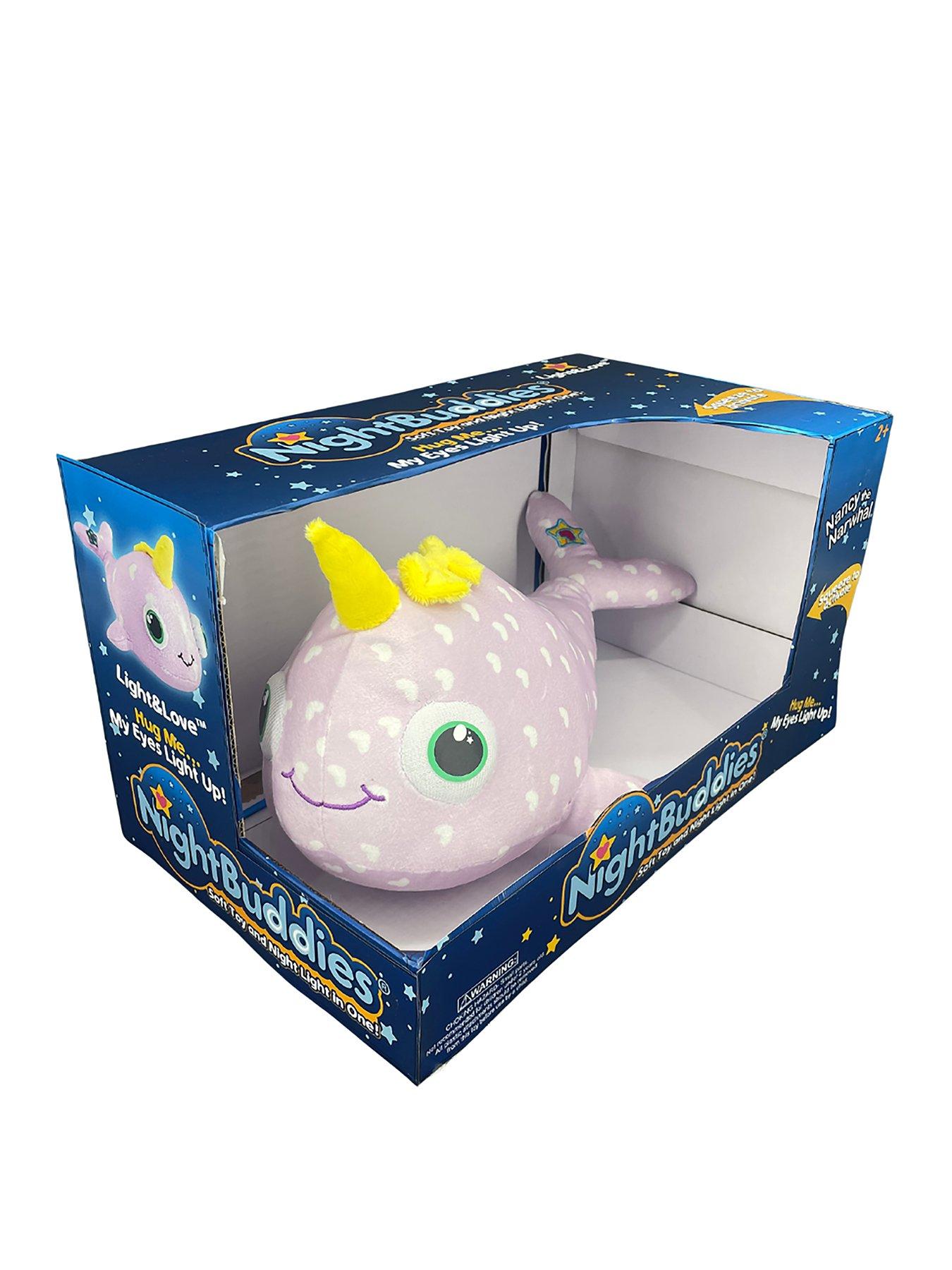 undefined Night Buddies - 15" Plush Buddies Narwhal