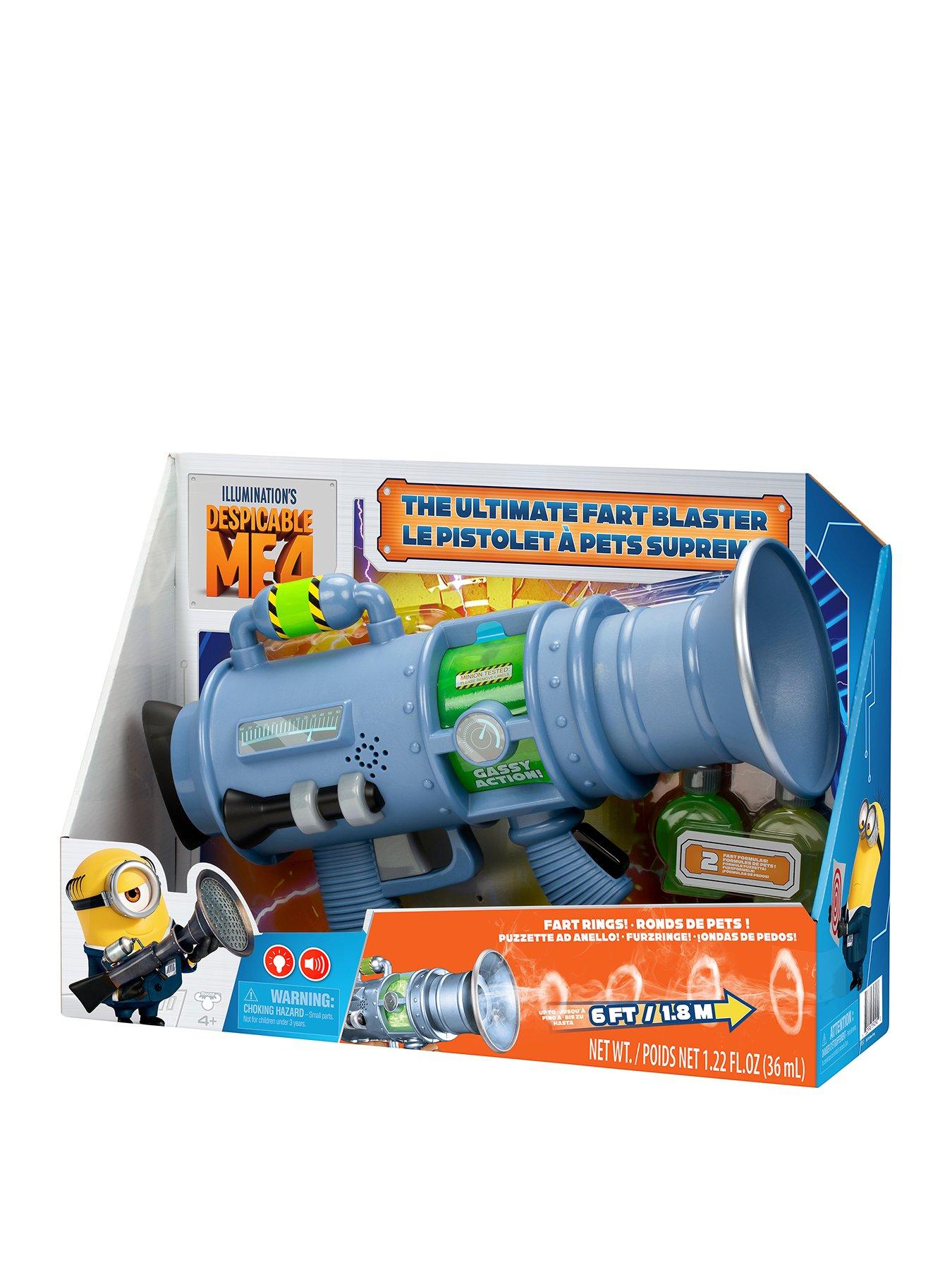 Despicable Me 4 The Ultimate Fart Blaster - Shoots Real Fart Rings!