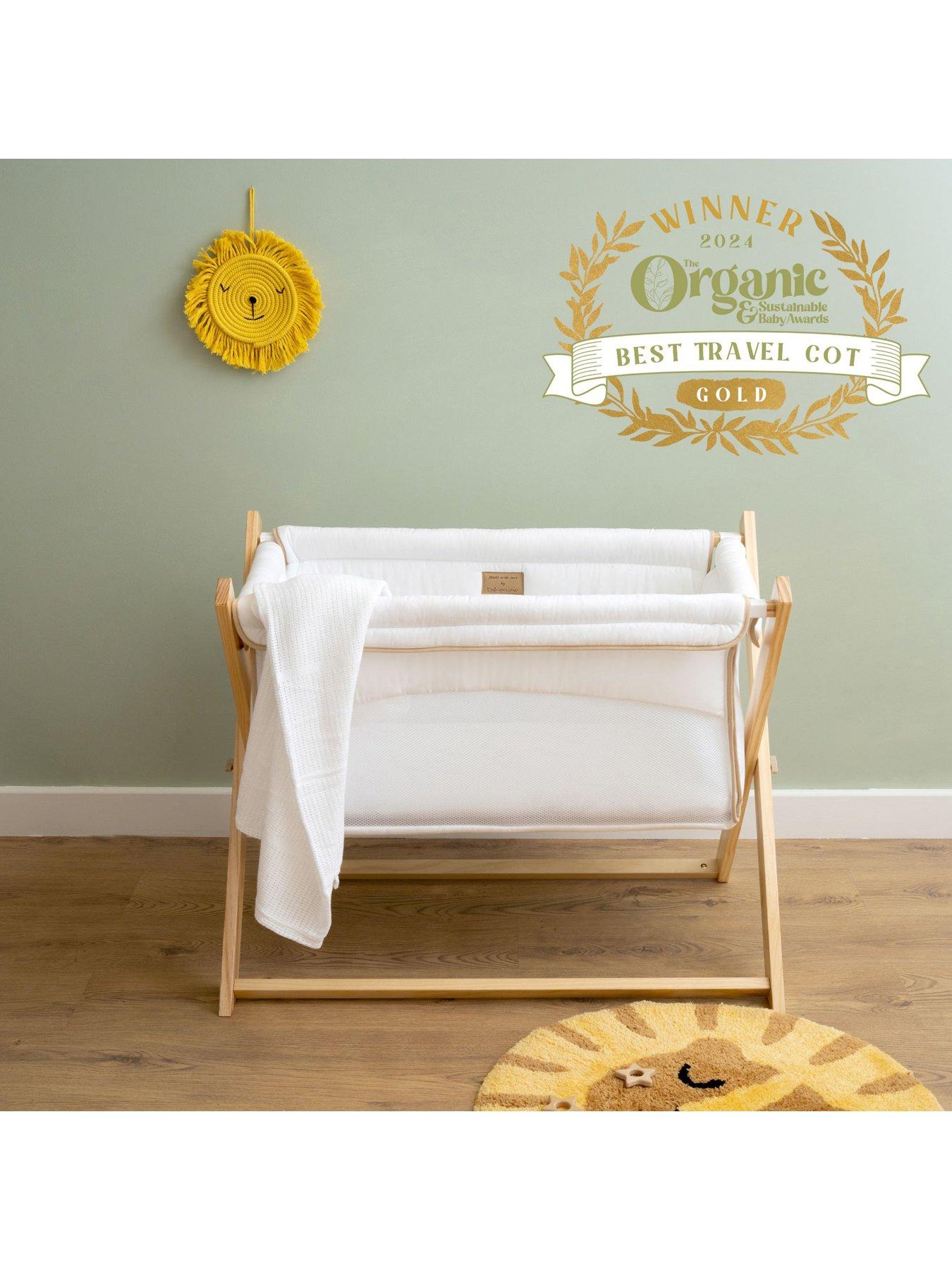 undefined Folding Crib - White