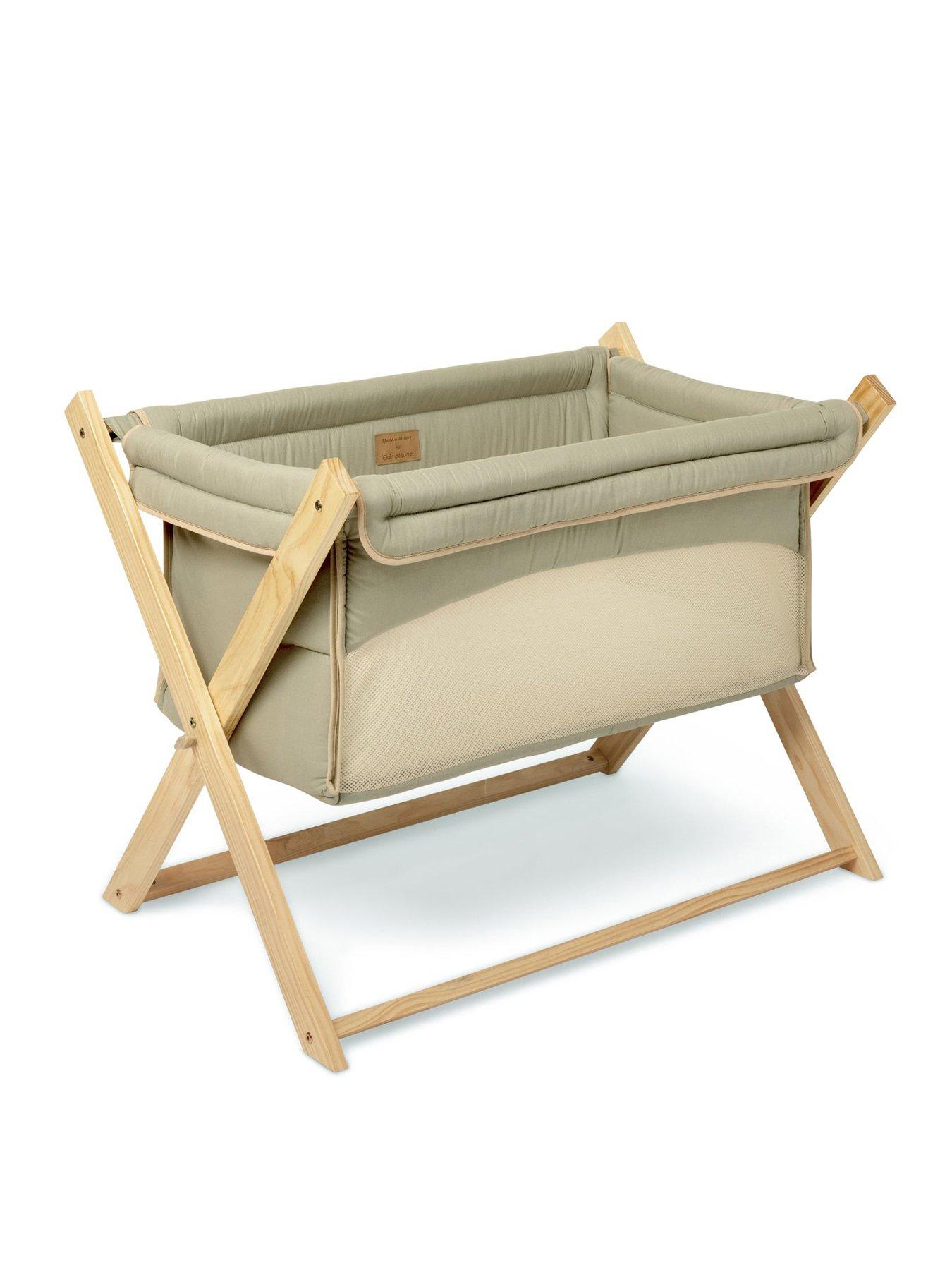 Image 2 of 3 of Clair De Lune Folding Crib&nbsp;- Sage