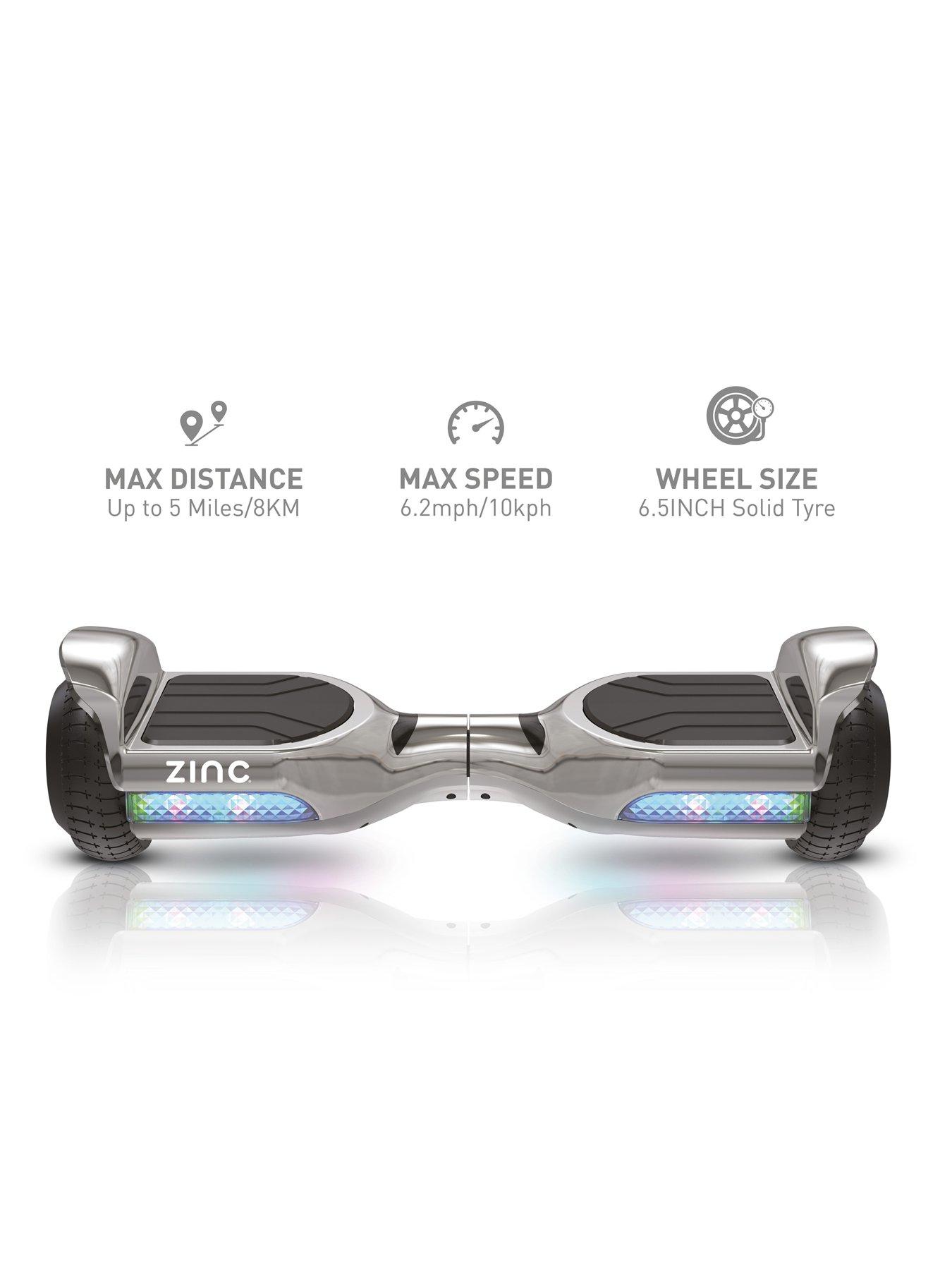  image of zinc-megastar-hoverboard-chrome