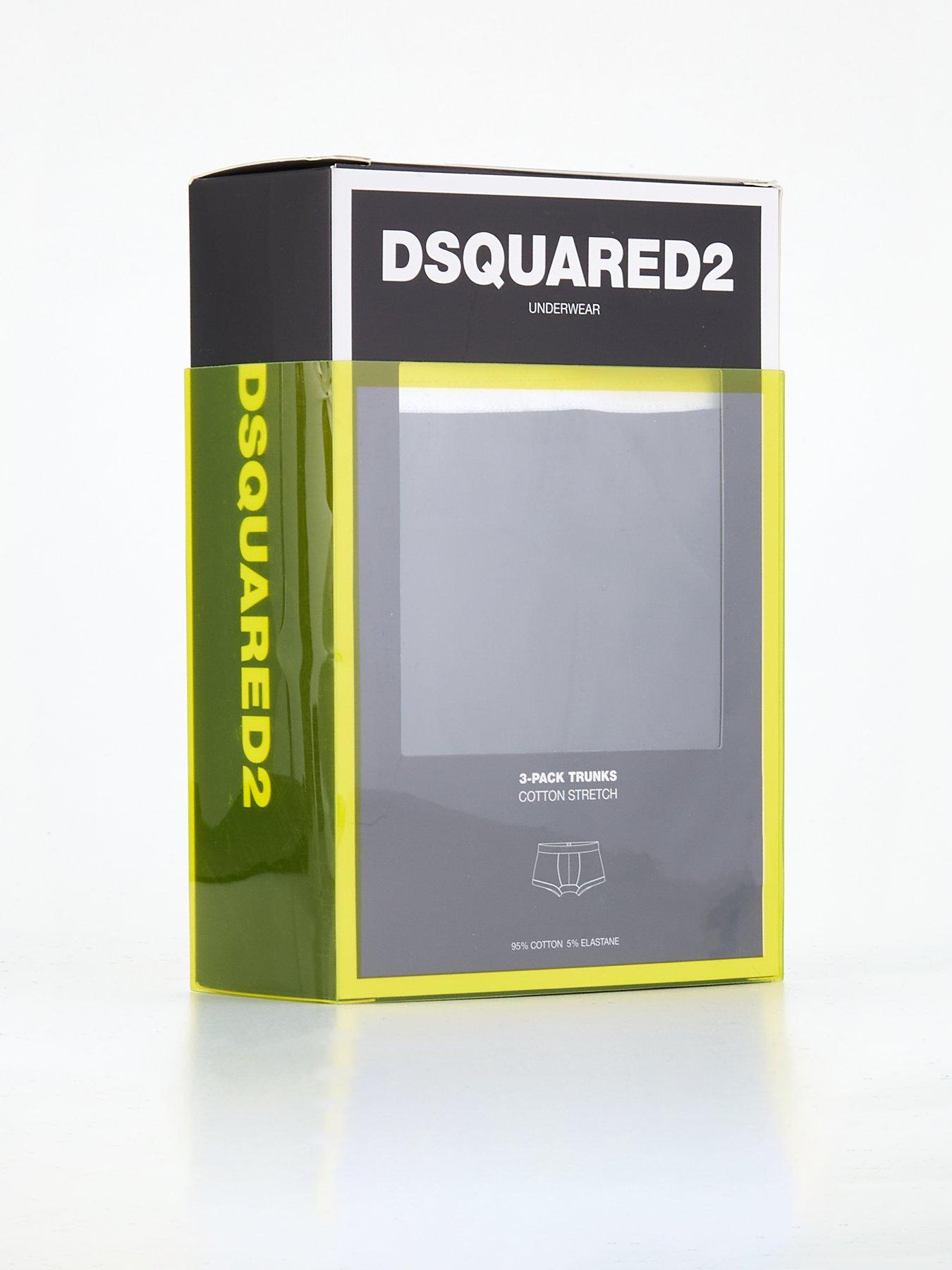 Image 4 of 4 of Dsquared2 Underwear 3 Pack Briefs - Black