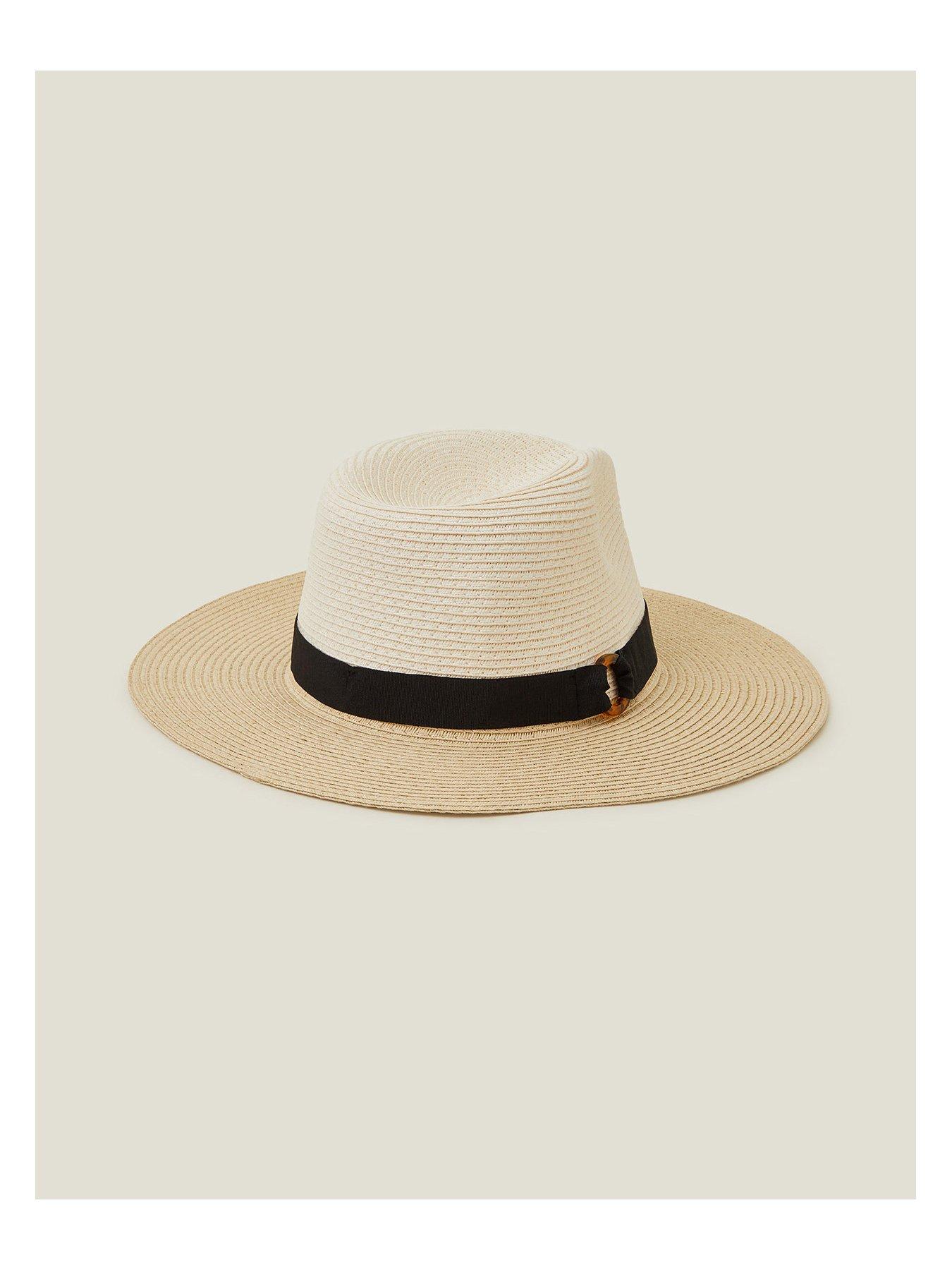 Image 3 of 4 of Accessorize Mono Chic Braid Fedora