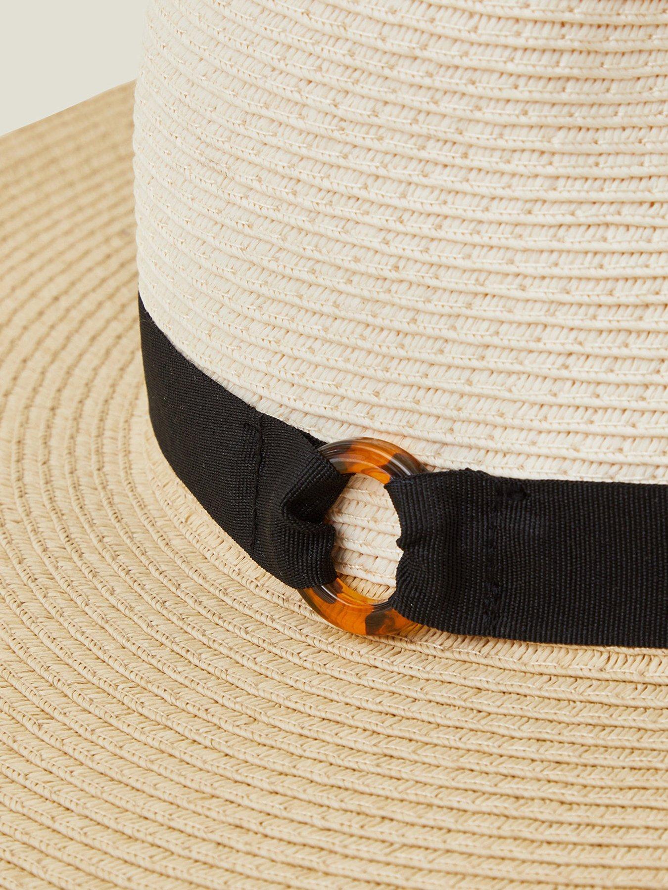 Image 4 of 4 of Accessorize Mono Chic Braid Fedora