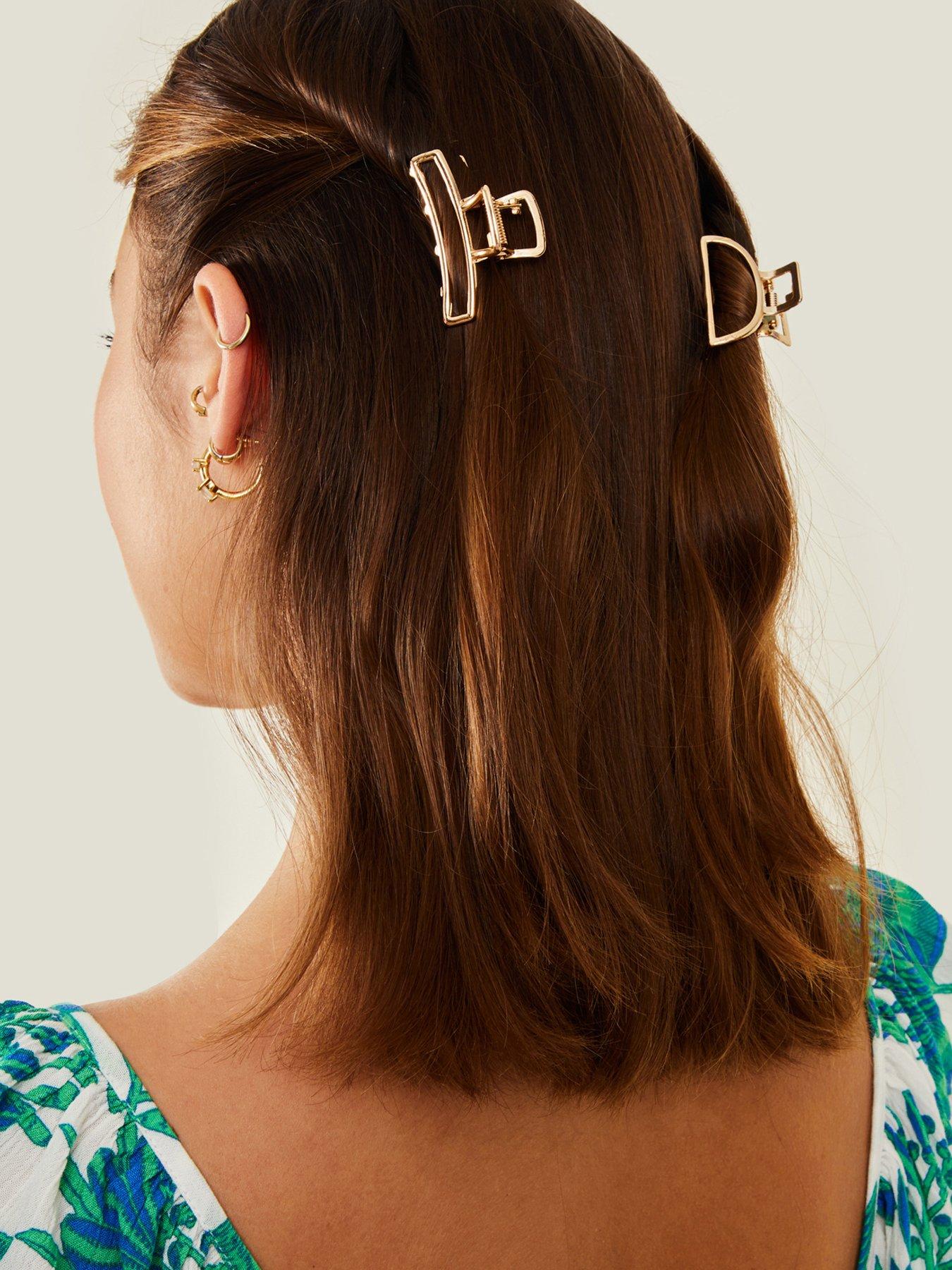  image of accessorize-4-pack-small-metal-claw-clips