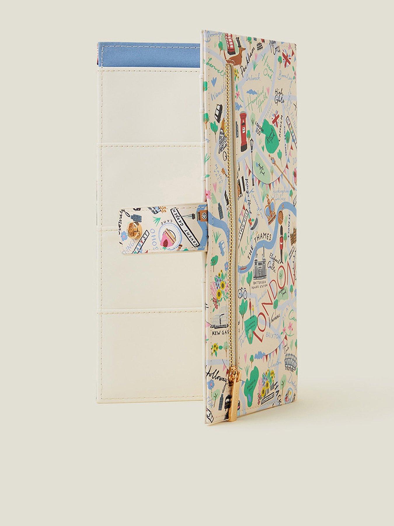 Accessorize London Map Travel Wallet