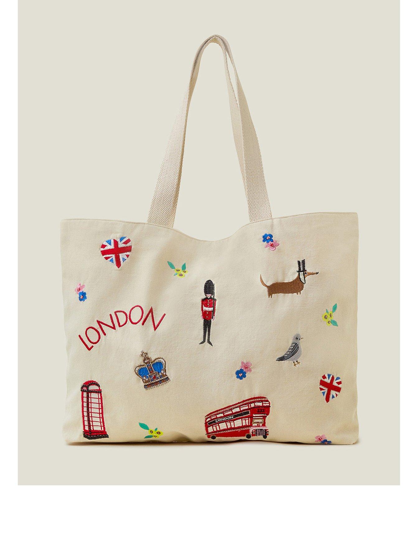  image of accessorize-london-emb-shopper