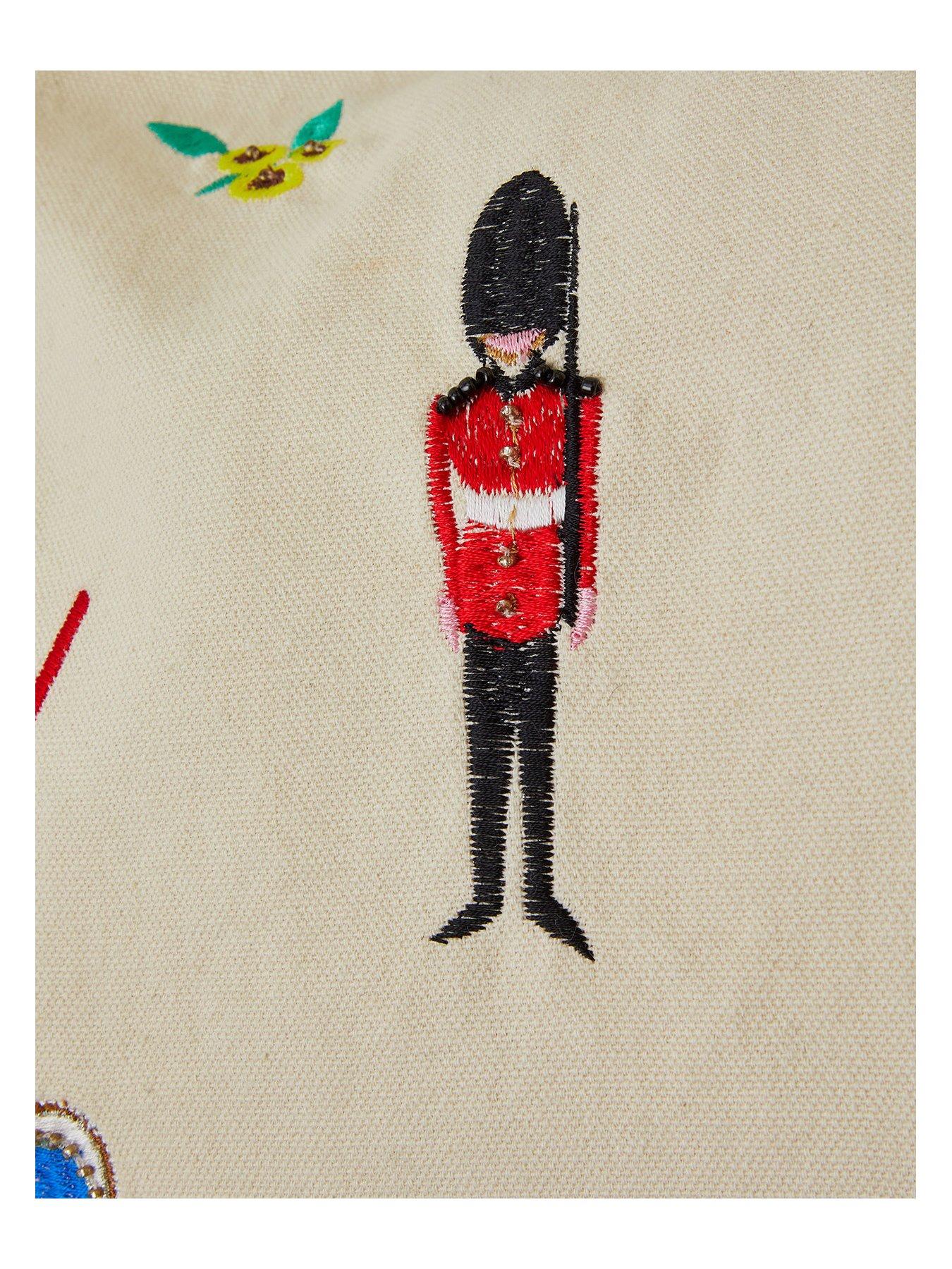  image of accessorize-london-emb-shopper