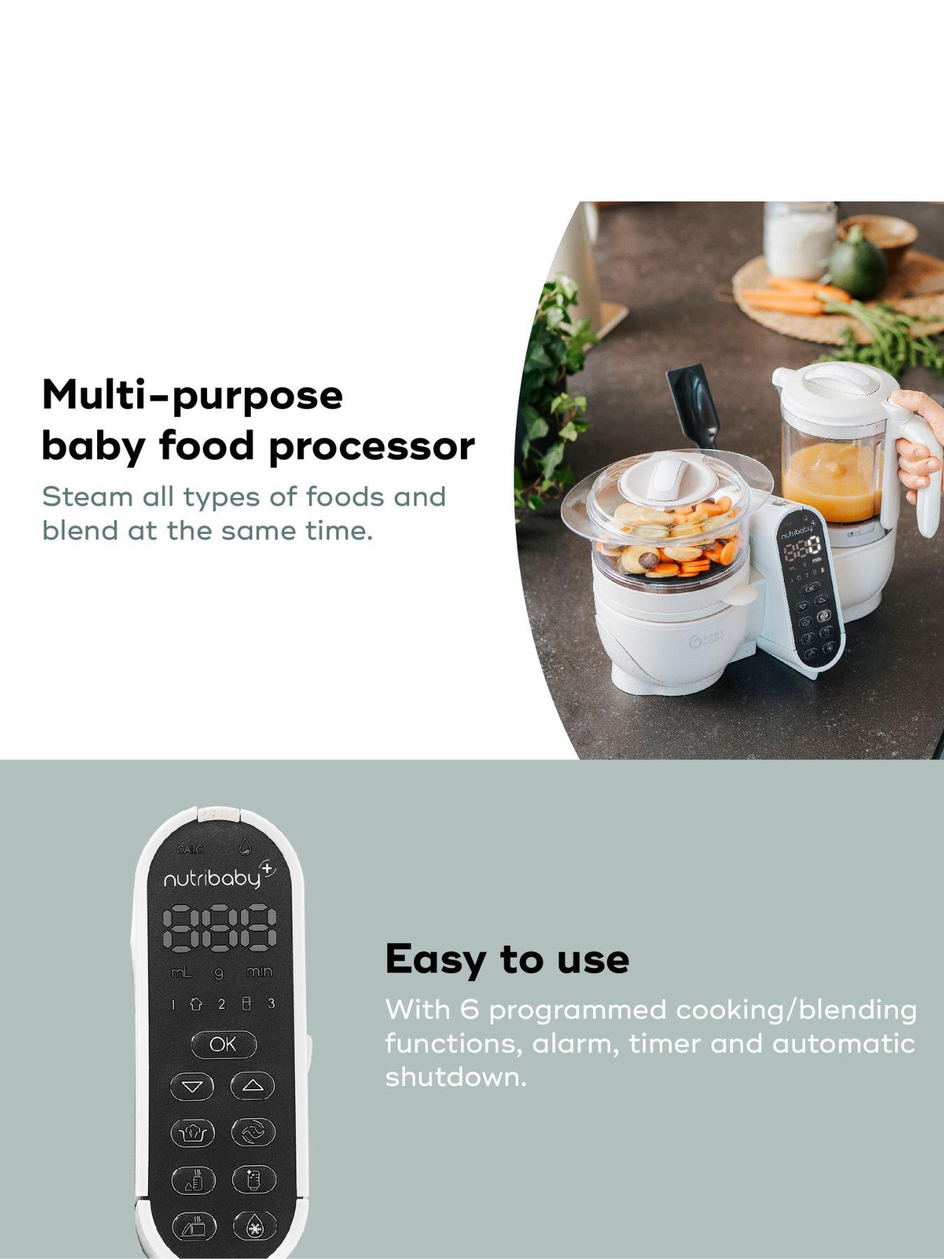  image of babymoov-nutribaby-6-in-1-baby-food-processorblendersteamersteriliser--mineral