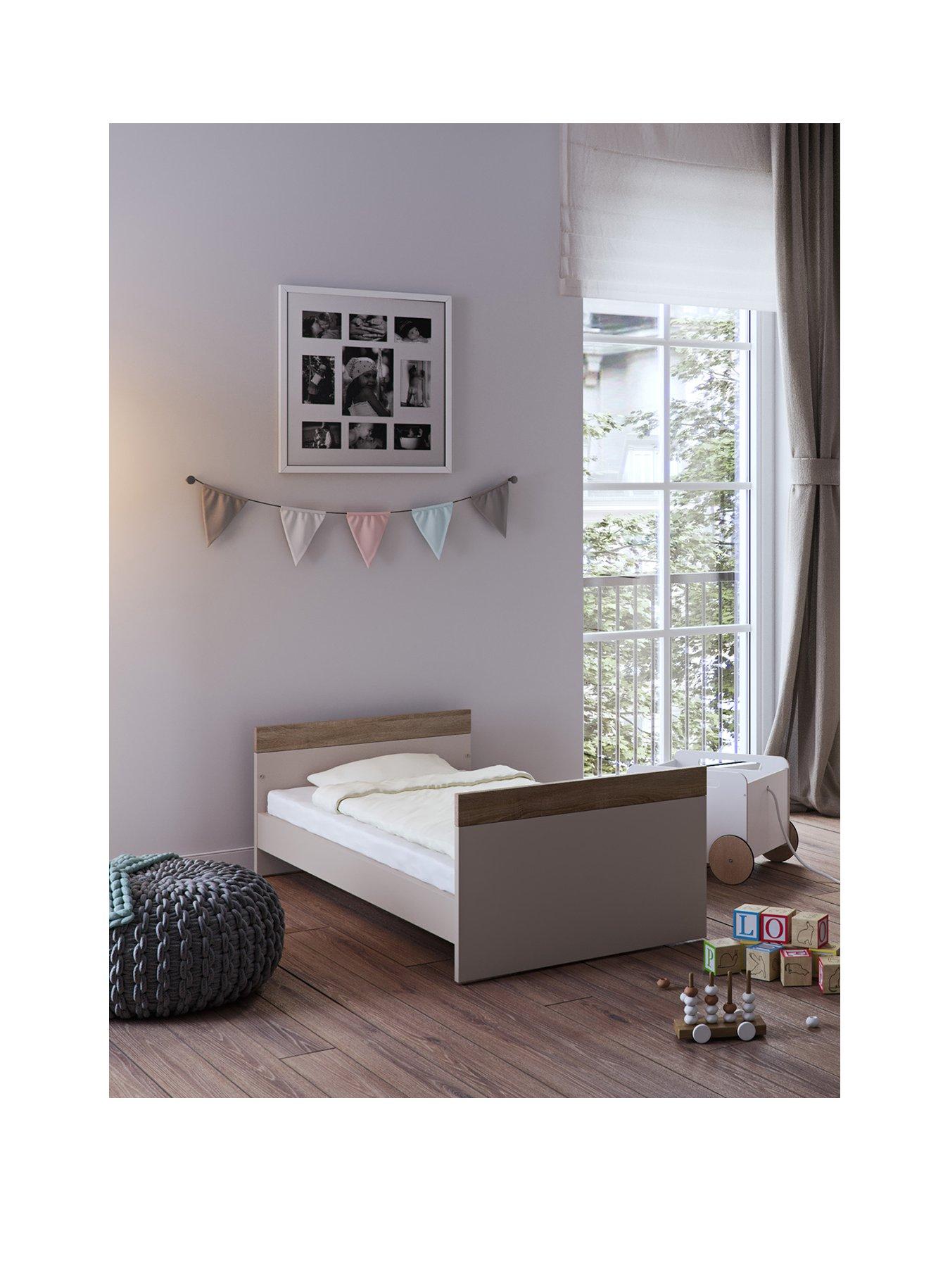  image of little-acorns-burlington-cot-bed--cashmerewalnut