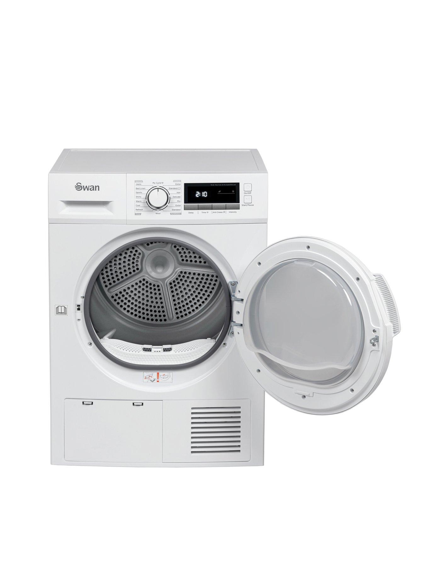 Swan STC75110W 8kg Load Condenser Tumble Dryer White
