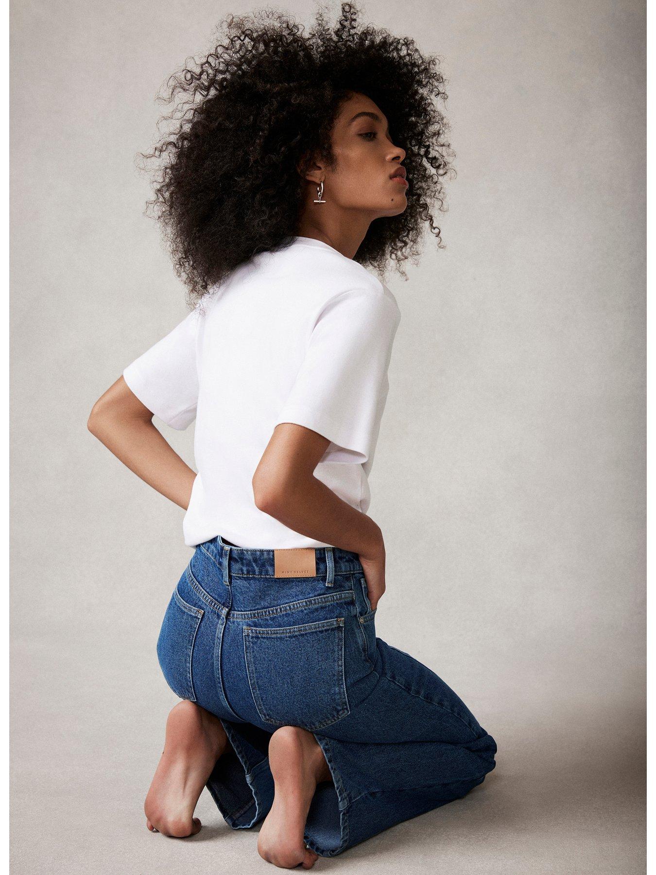  image of mint-velvet-ivory-ultimate-white-t-shirt
