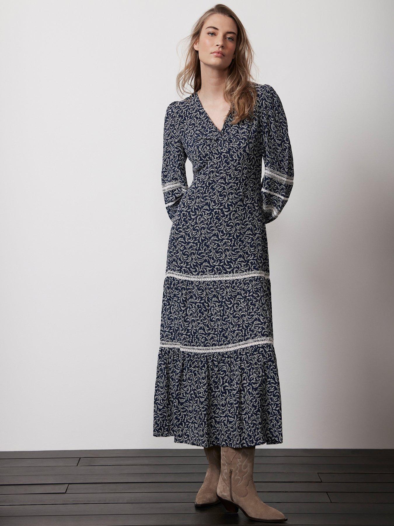 Mint velvet navy cocoon dress best sale