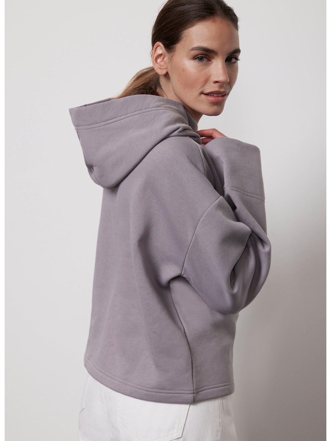 Wide Sleeve Boxy Hoodie