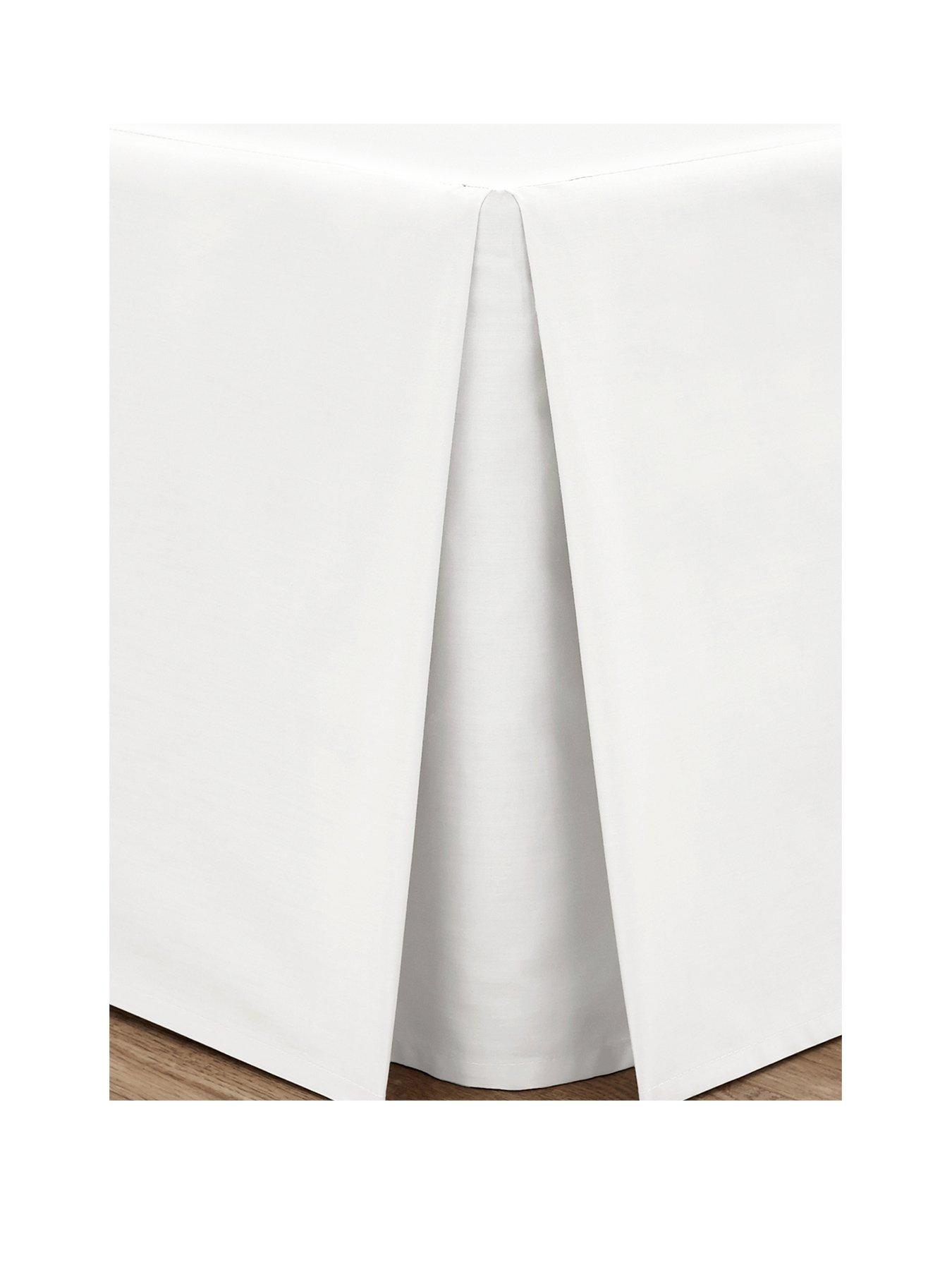 Catherine Lansfield Easy Iron Box Pleated Base Valance Sheet