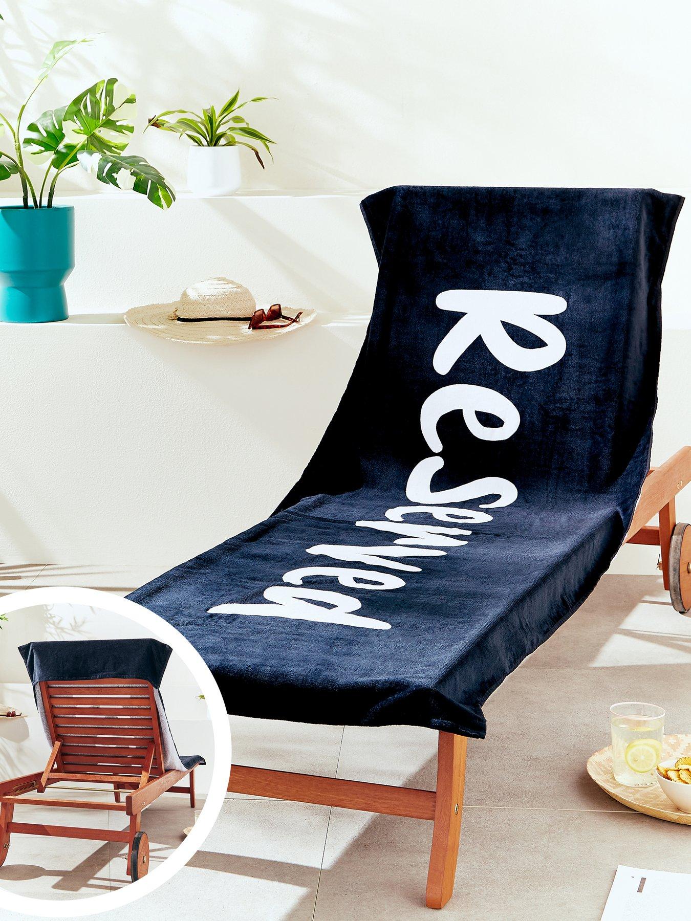 Catherine Lansfield Reserved Cotton Beach Towel