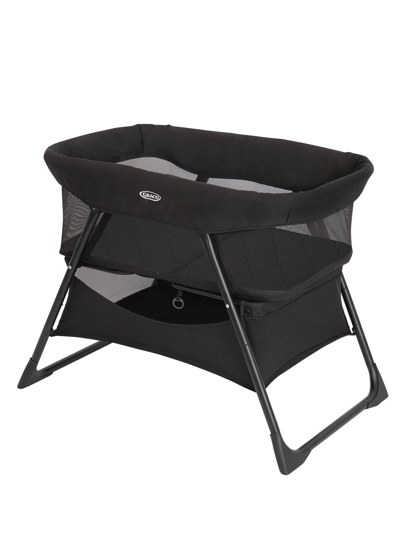 undefined Side-by-Side Bedside Bassinet - Night Sky