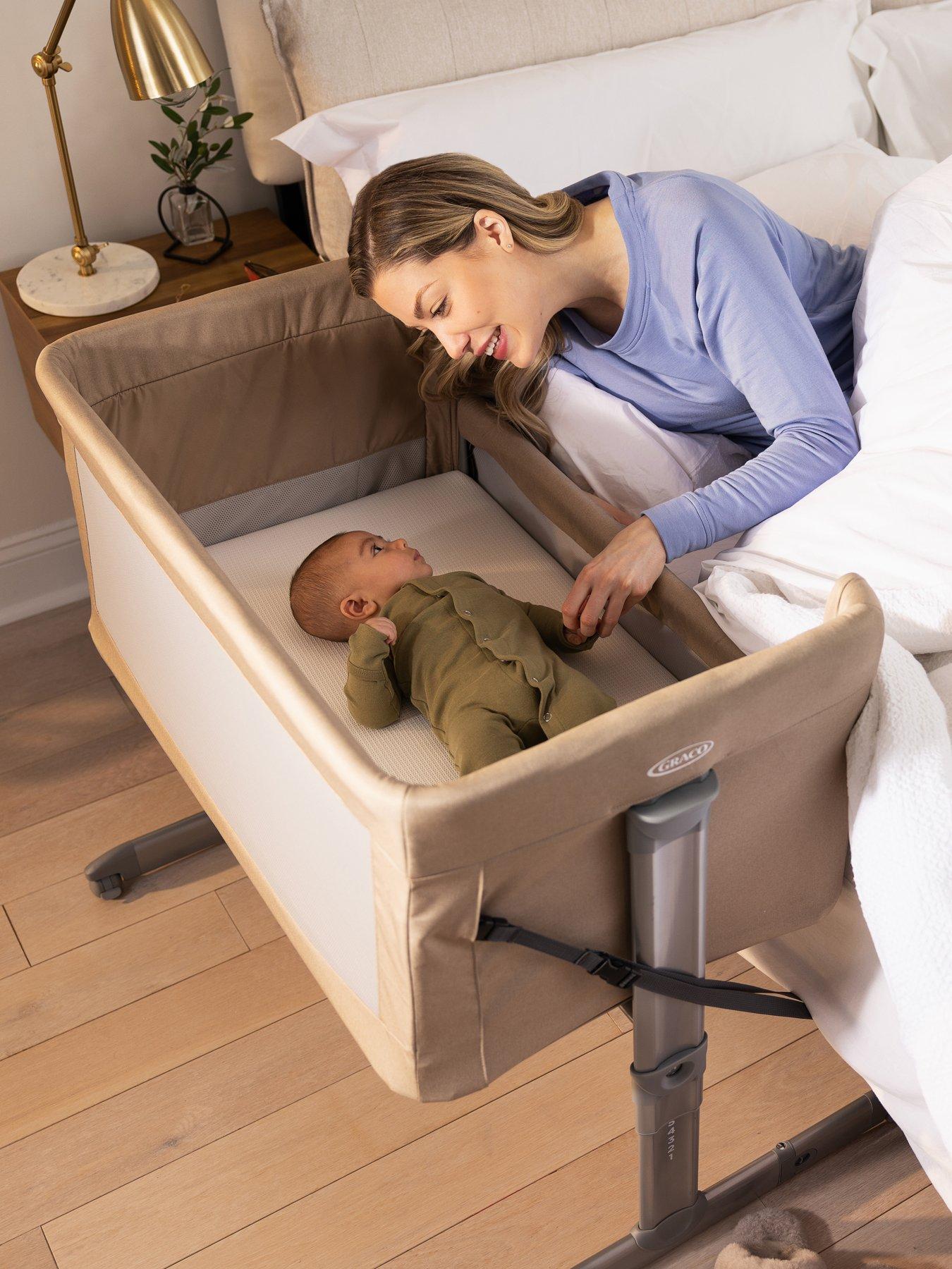 Image 1 of 8 of Graco Sweet2Sleep Bedside Bassinet&nbsp;- Oatmeal