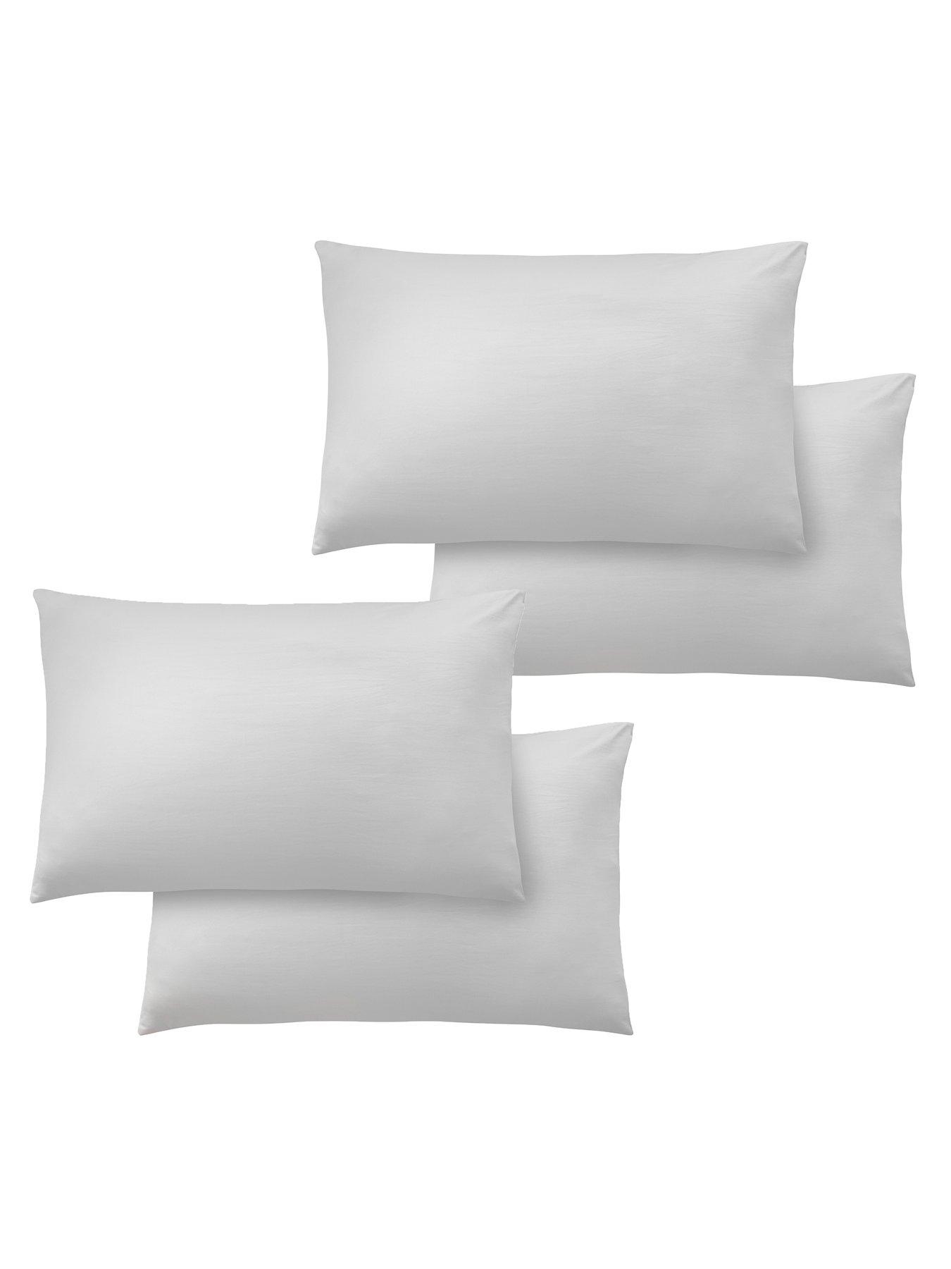 Catherine Lansfield So Soft Set of 4 No Iron Standard Pillowcases