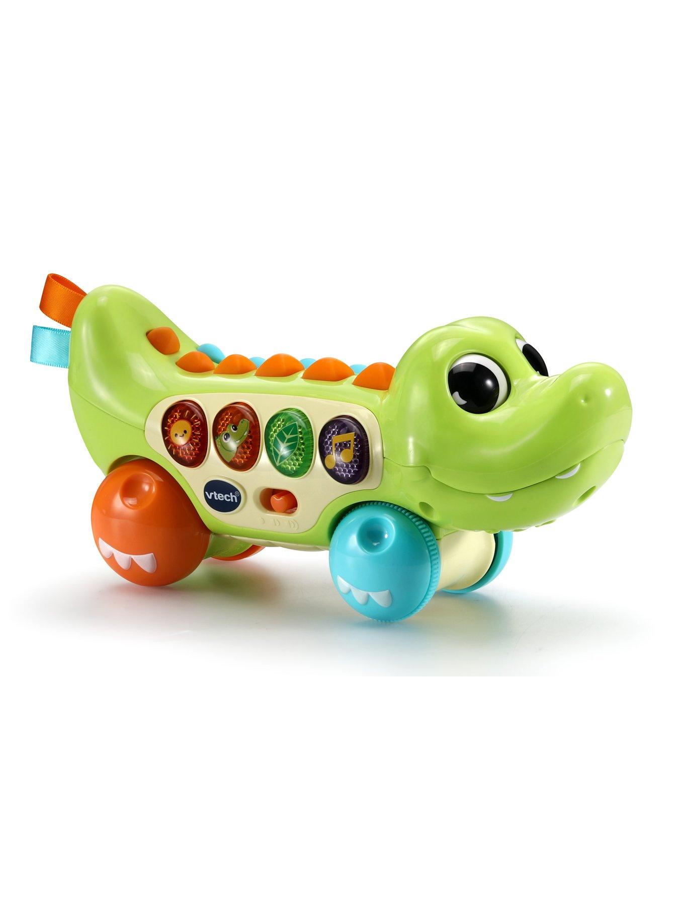 Image 2 of 4 of VTech Squishy Spikes Alligator Push Along Toy