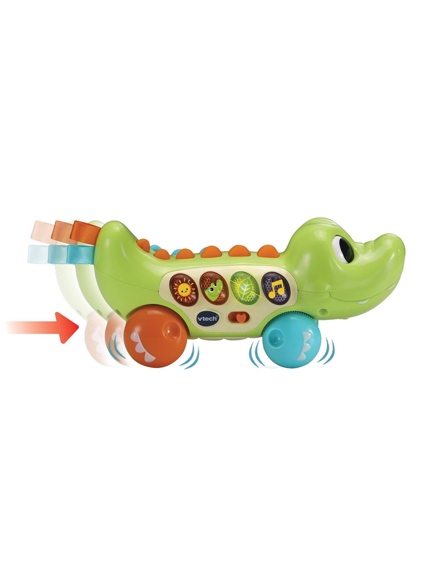 Image 3 of 4 of VTech Squishy Spikes Alligator Push Along Toy