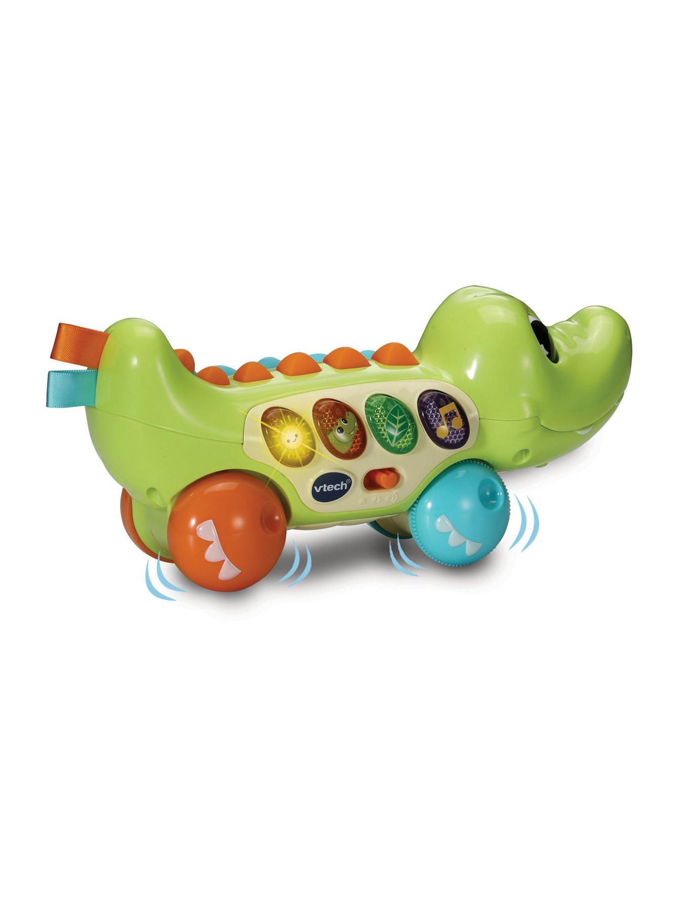 Image 4 of 4 of VTech Squishy Spikes Alligator Push Along Toy