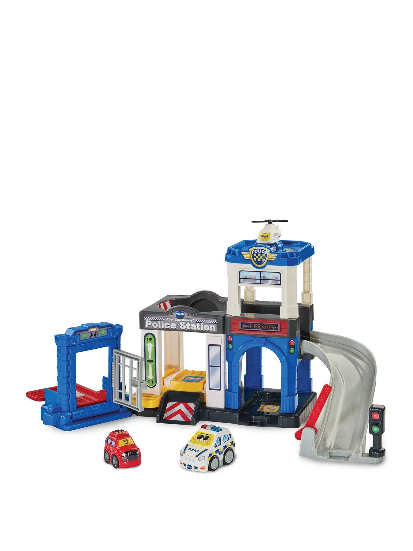 Image 1 of 5 of VTech Toot-Toot Drivers Police Station Playset