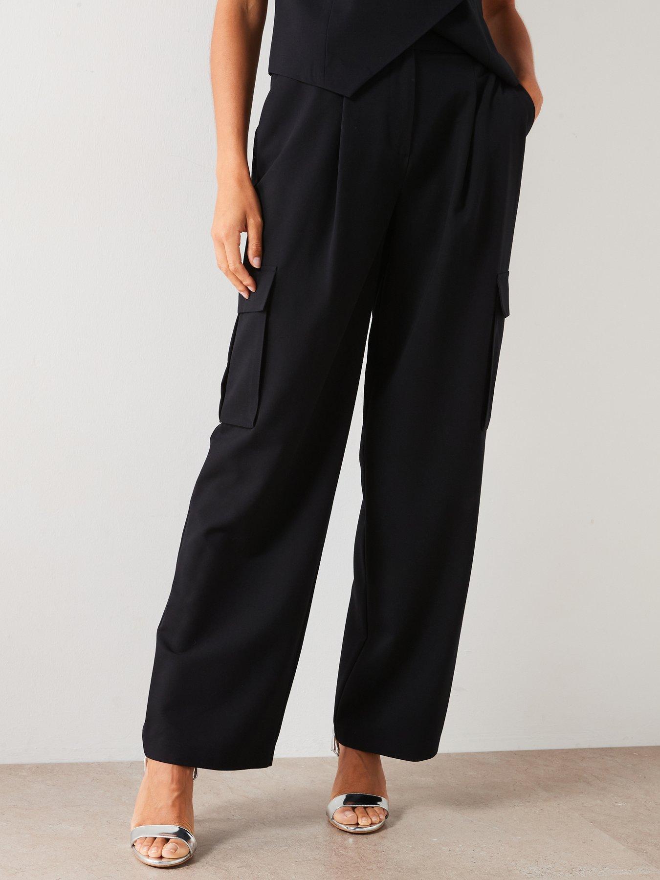 undefined Formal Cargo Trouser - Black