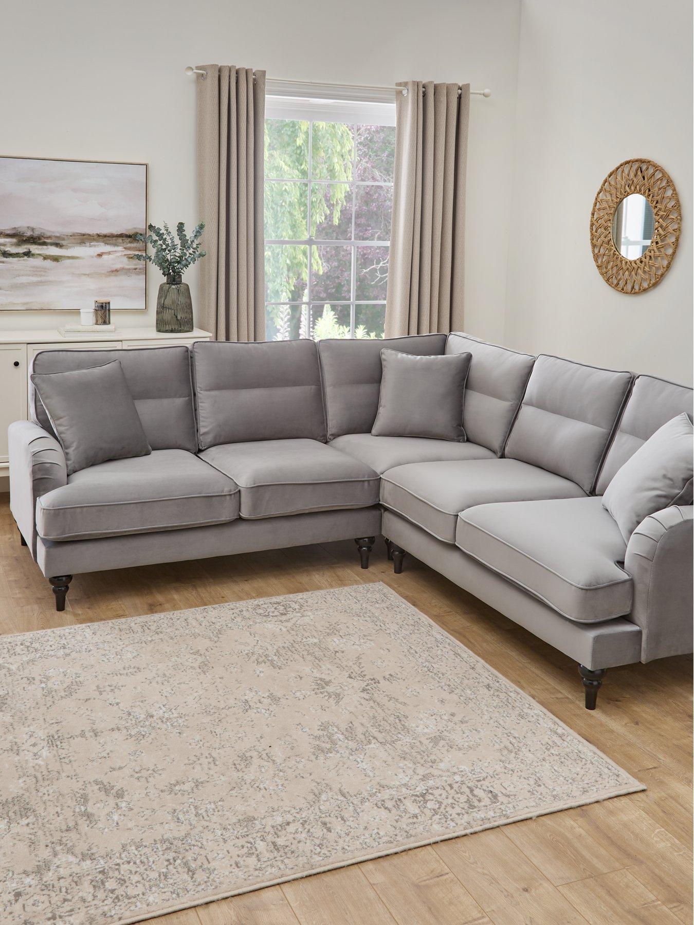 The Very Collection Victoria Corner Group Sofa - Grey - FSC® Certified
