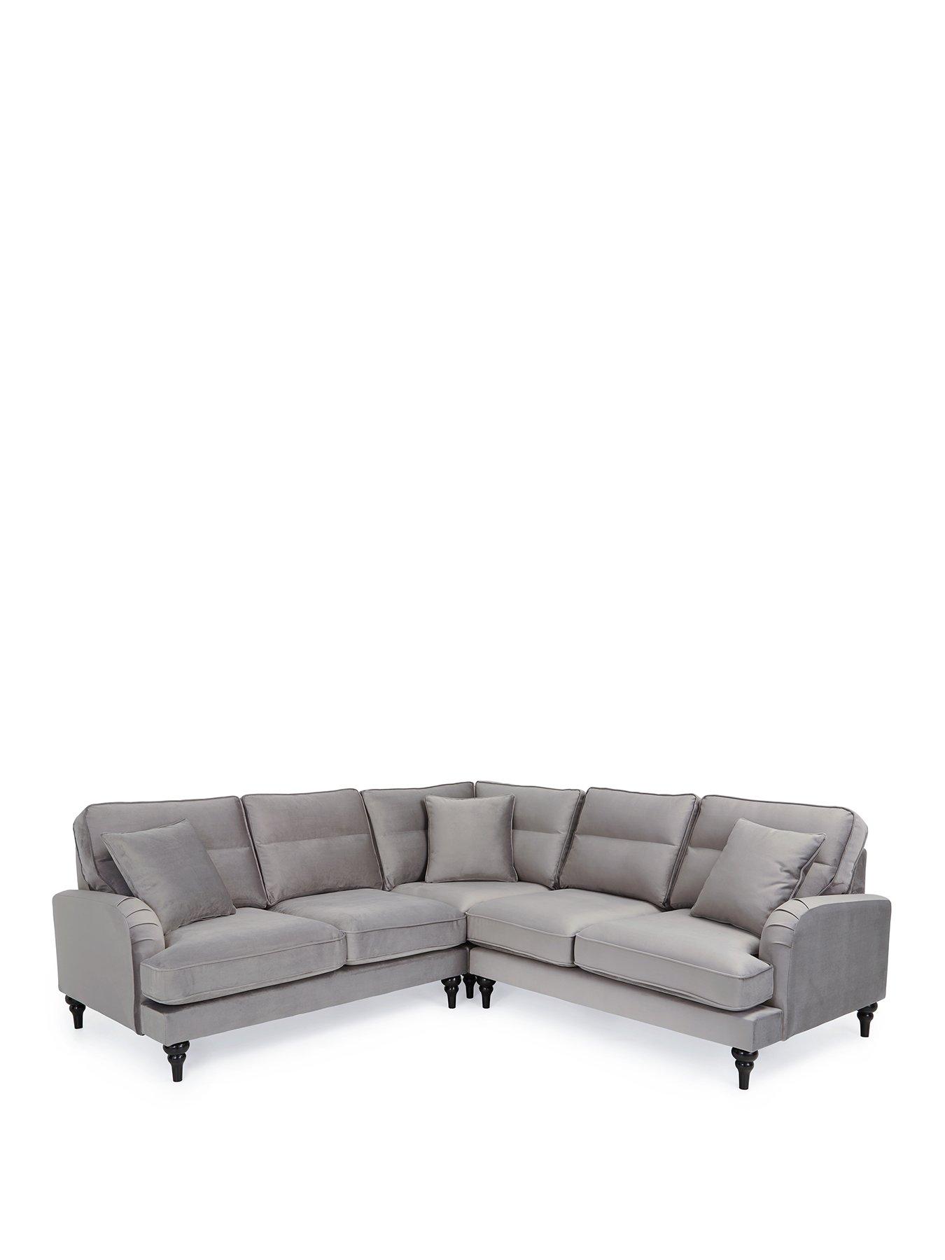 Image 2 of 7 of The Very Collection Victoria Corner Group Sofa - Grey&nbsp;- FSC&reg; Certified