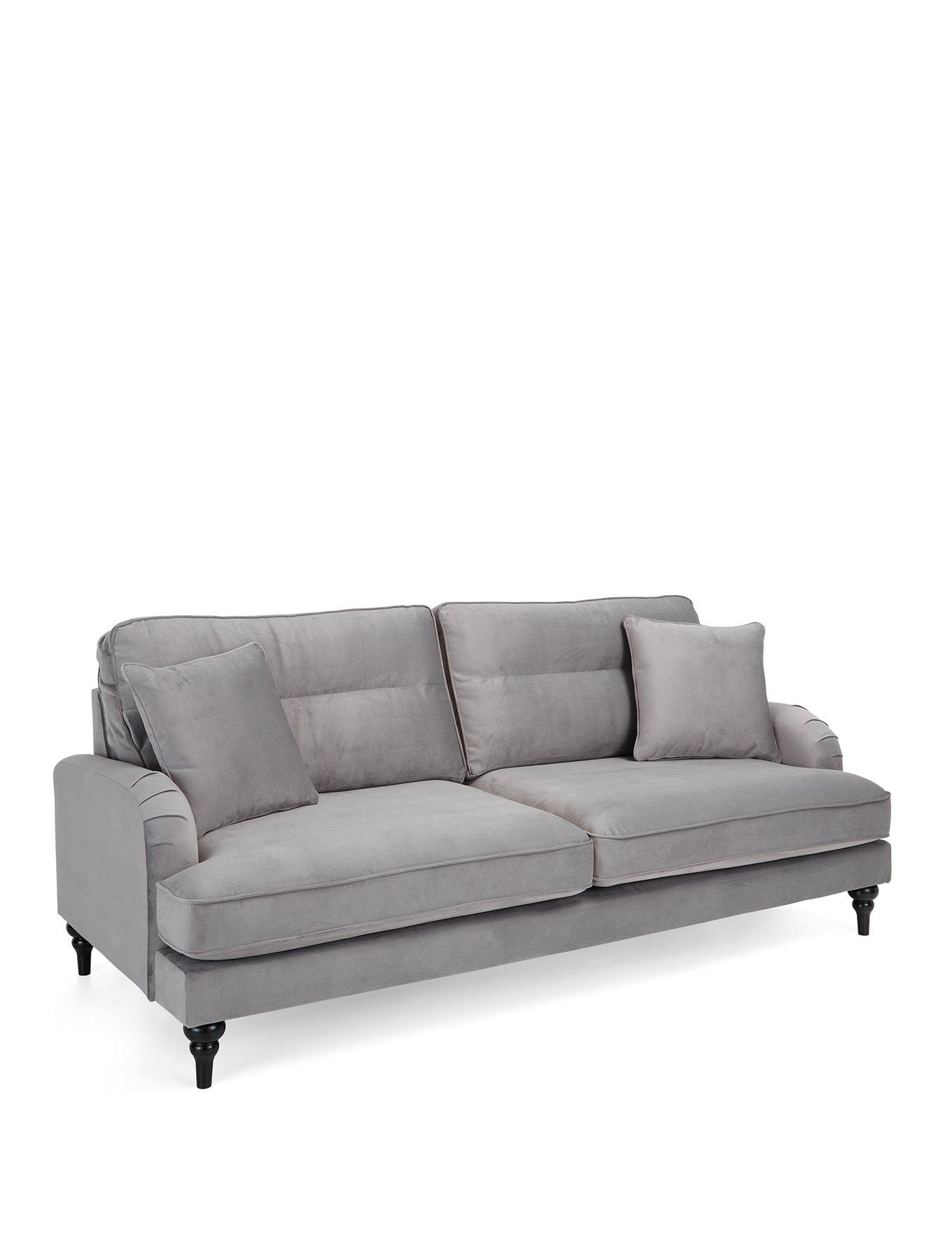  image of very-home-victoria-4-seater-fabric-sofa-greynbsp--fscreg-certified