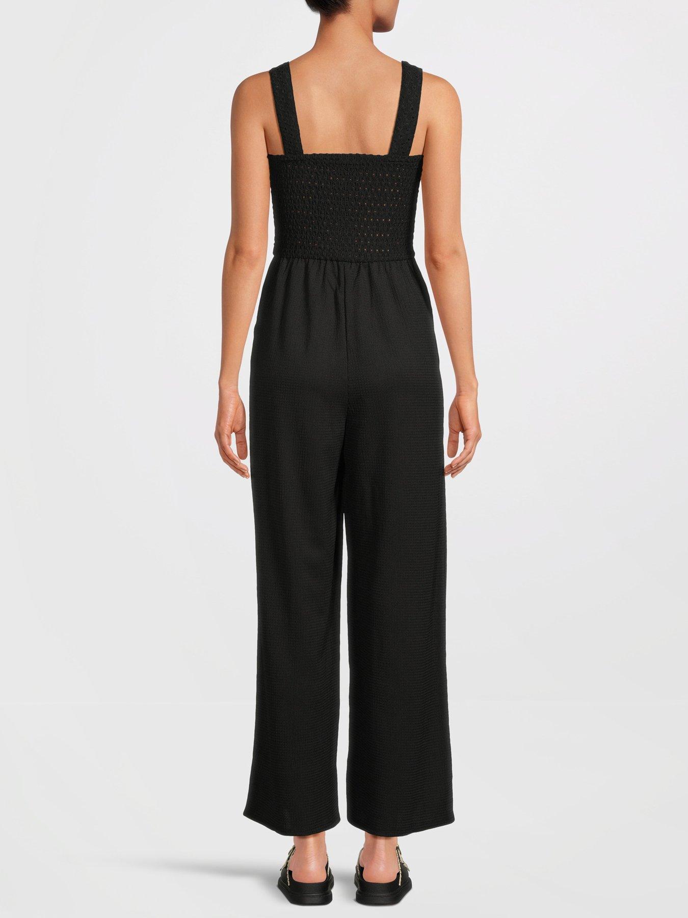  image of only-smock-jumpsuit-black