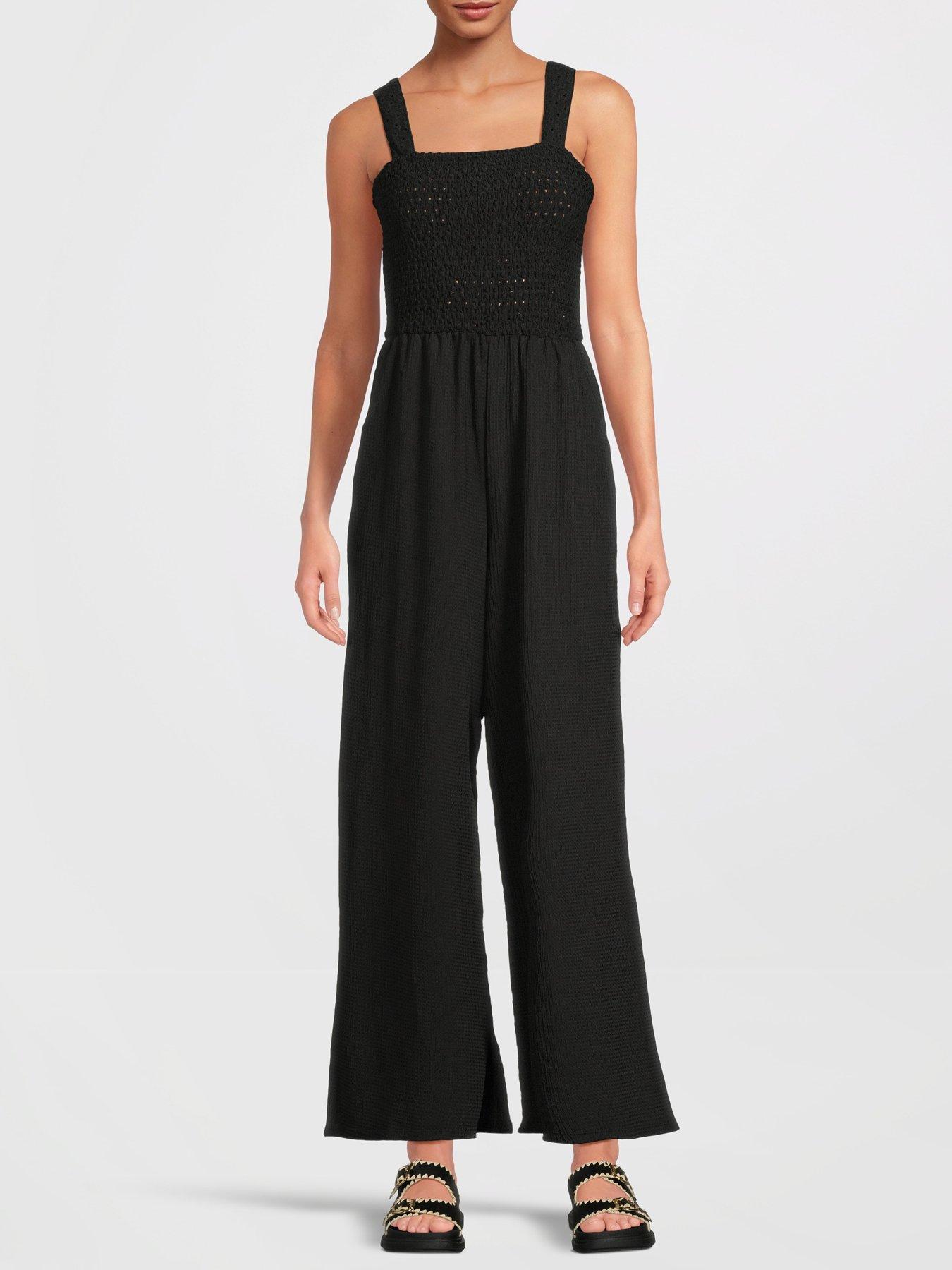  image of only-smock-jumpsuit-black
