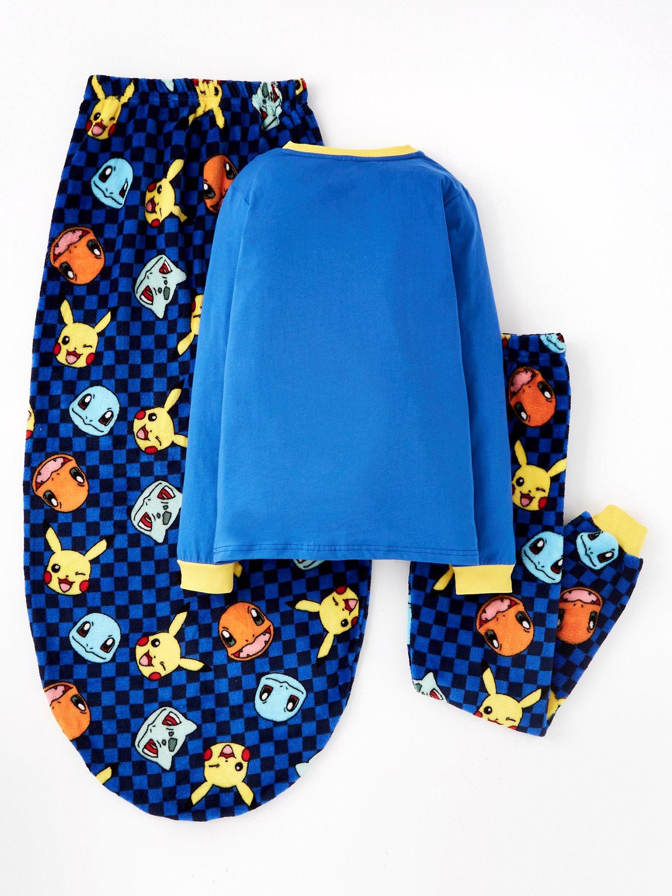  image of pokemon-3-piece-pyjamas-and-blanket-blue