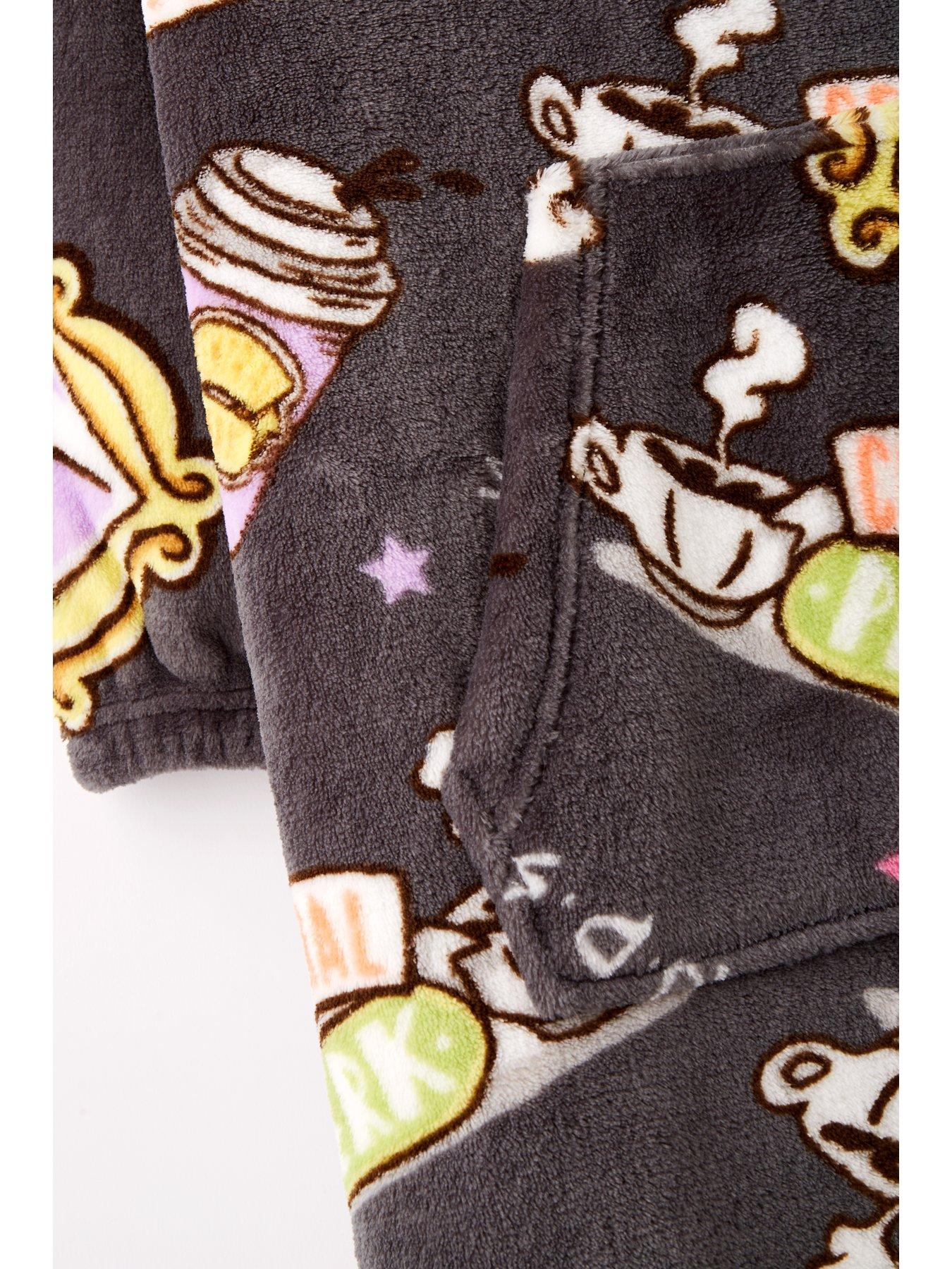  image of friends-all-over-print-fleece-hooded-blanket
