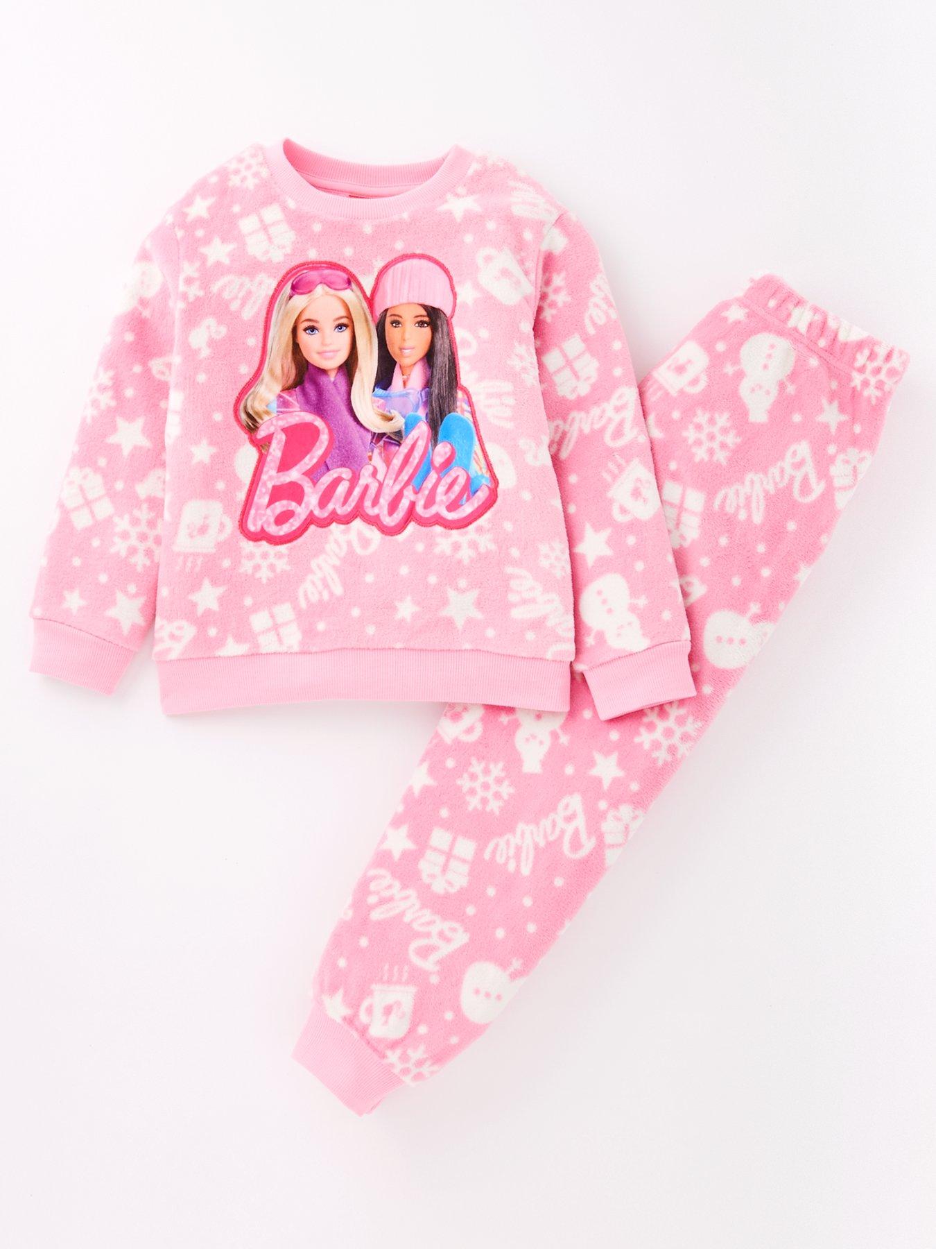 Pattern Pajamas For Barbies Barbie All Over Print Supersoft Fleece
