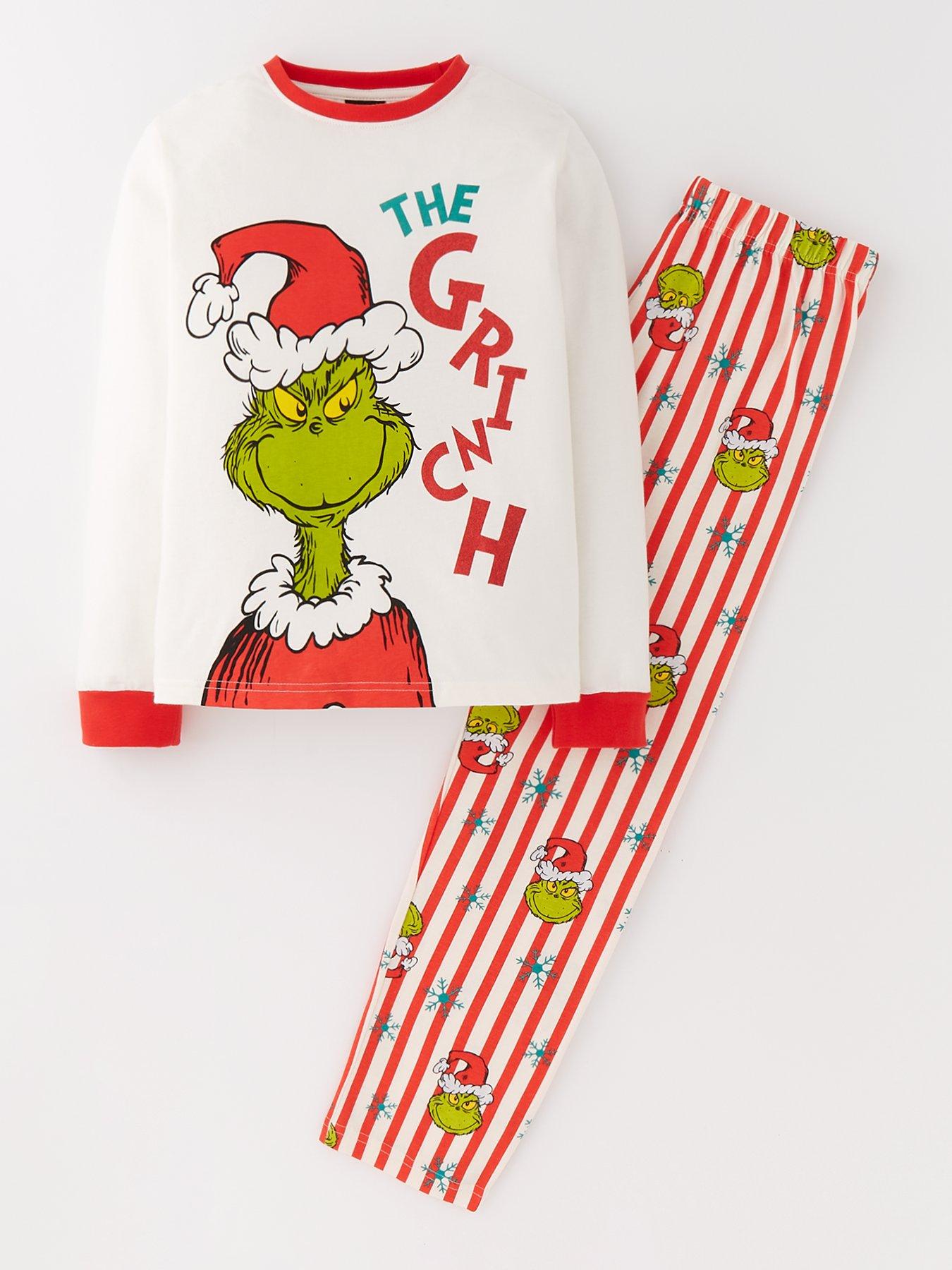 Grinch jammies for kids hotsell