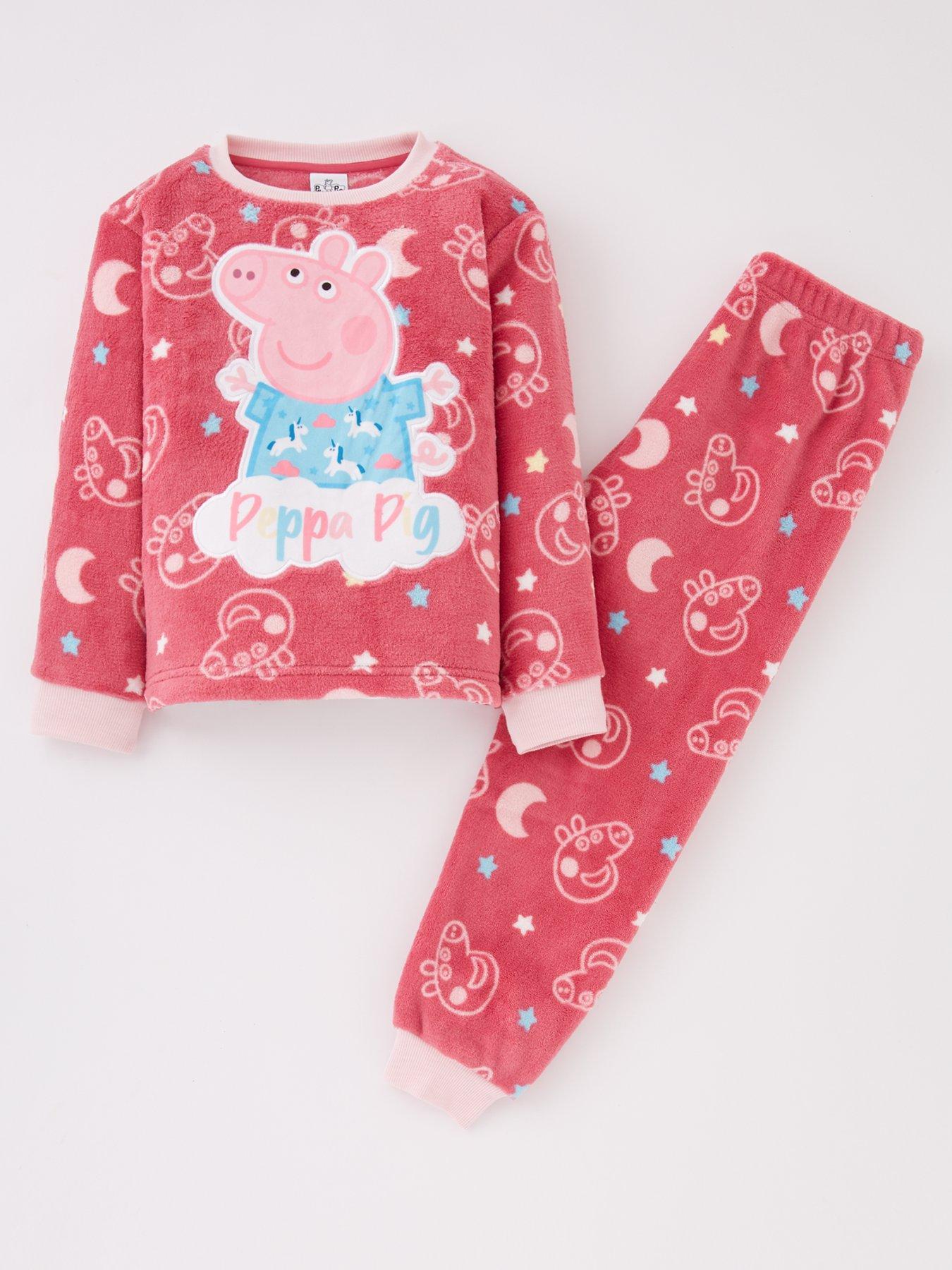 Peppa Pig Supersoft Fleece Pyjamas littlewoods