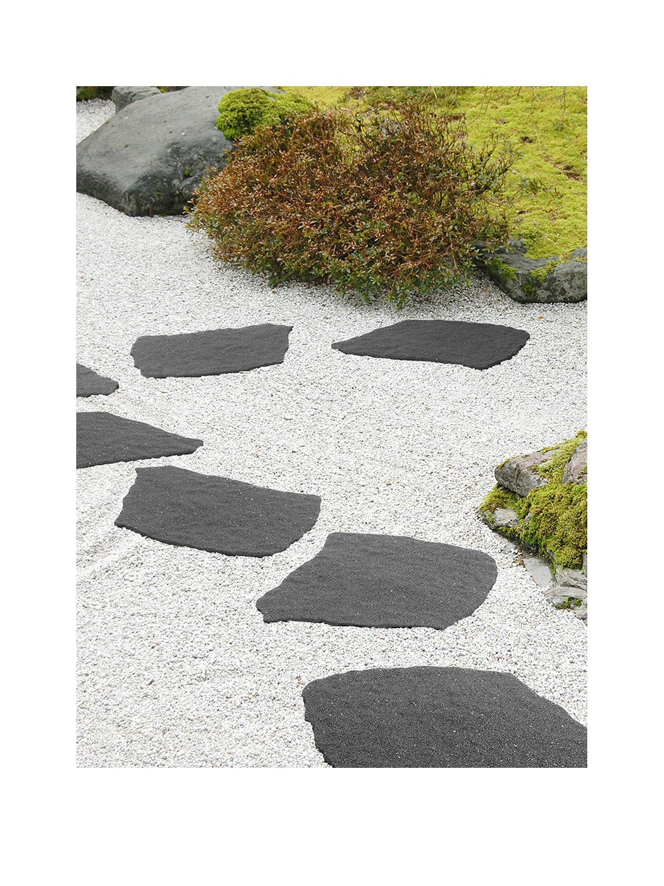 Primeur Natural B Stepping Stone 4 Pack- Grey | Littlewoods.com