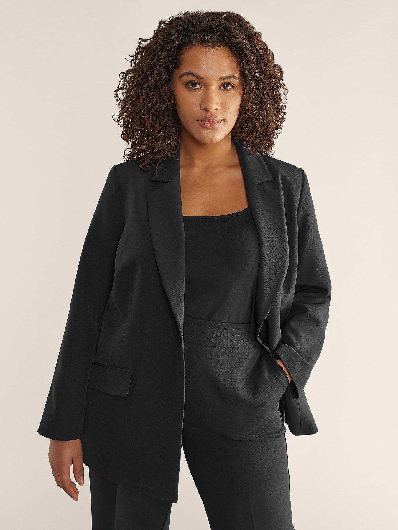  image of evans-edge-to-edge-blazer-black