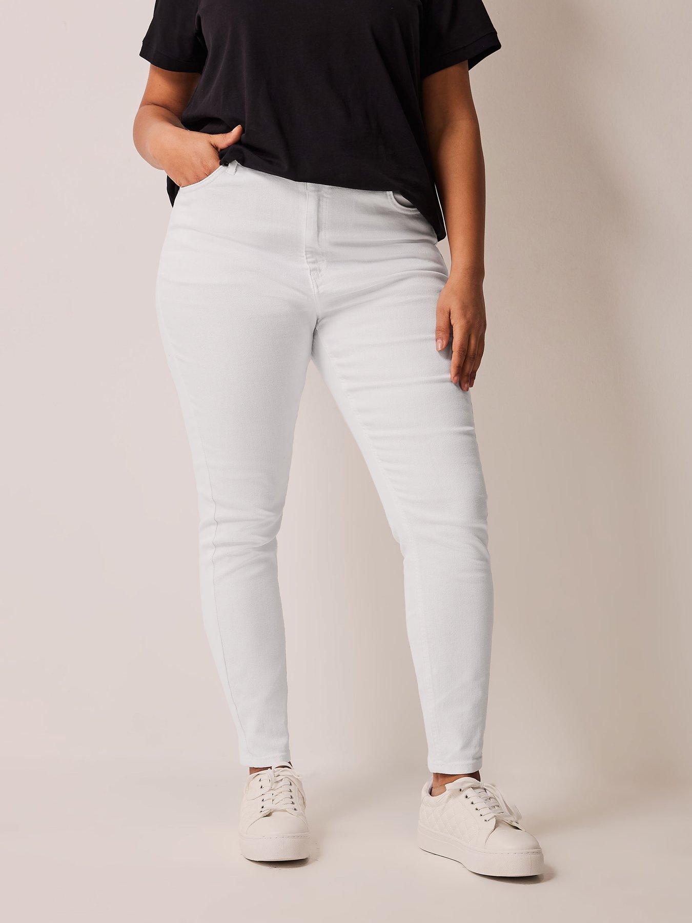 White, Jeans, Women