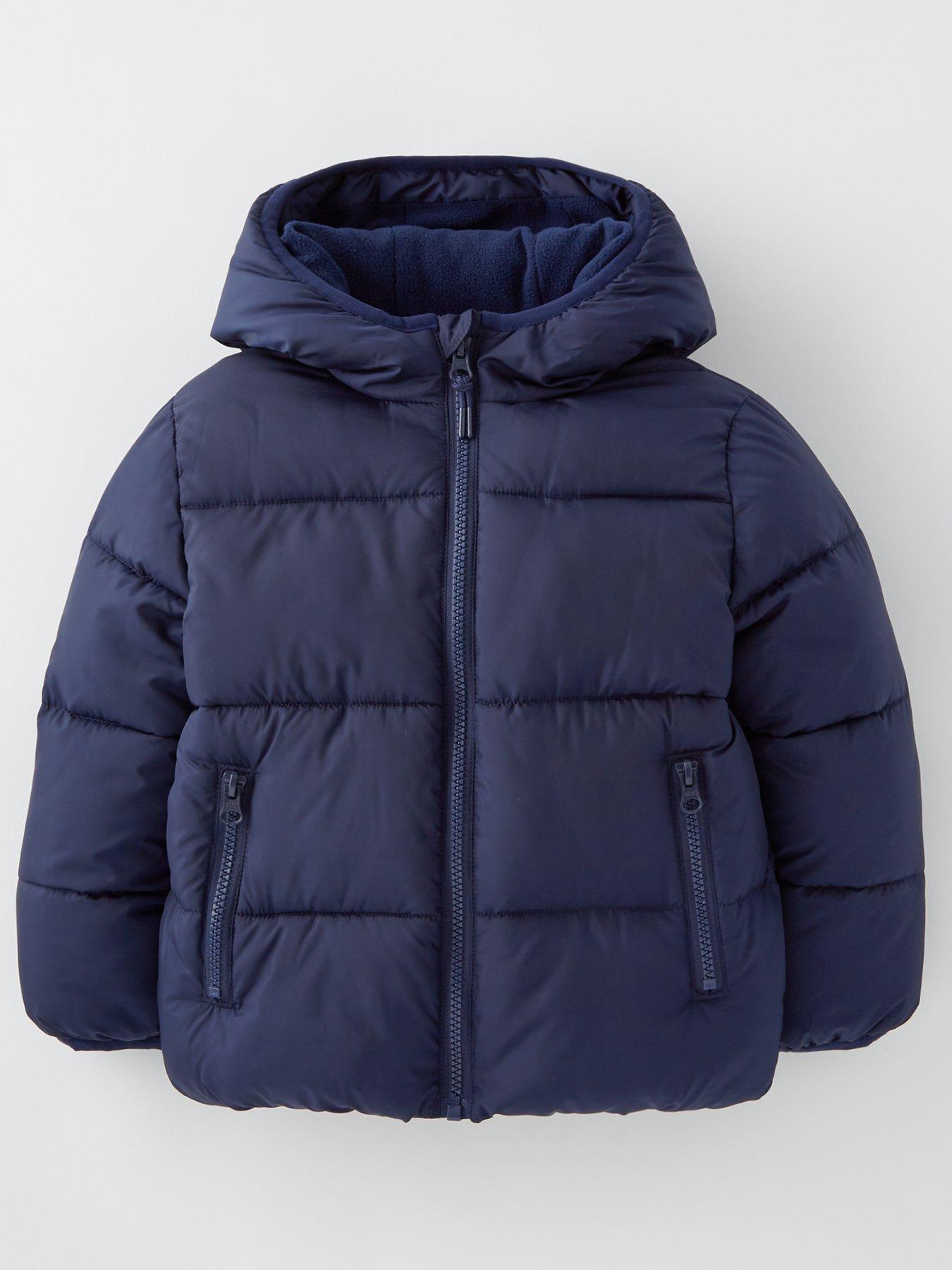 Boys navy padded jacket online