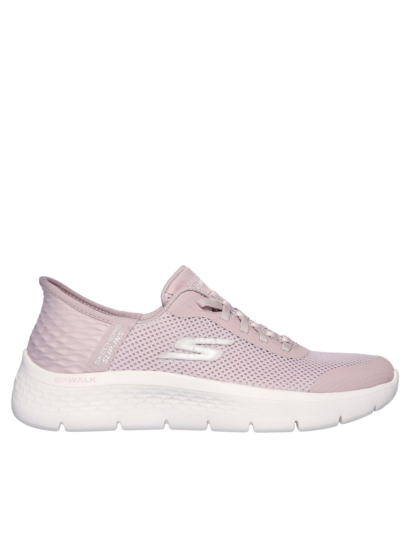 Skechers Go Walk Flex Grand Entry Mesh Bungee Laceslip-ins Traine - Mauve