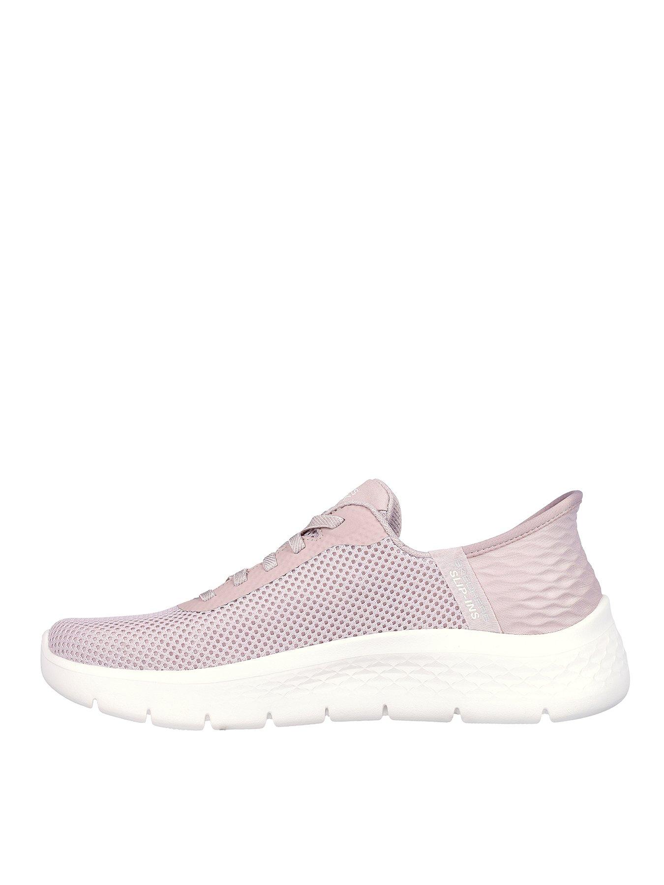 Image 2 of 5 of Skechers Go Walk Flex Grand Entry Mesh Bungee Laceslip-ins  Traine  - Mauve