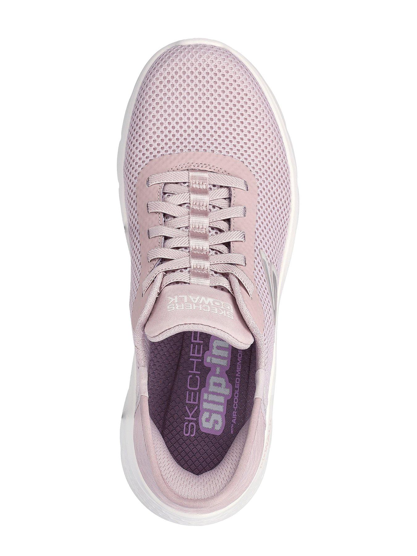 Image 3 of 5 of Skechers Go Walk Flex Grand Entry Mesh Bungee Laceslip-ins  Traine  - Mauve