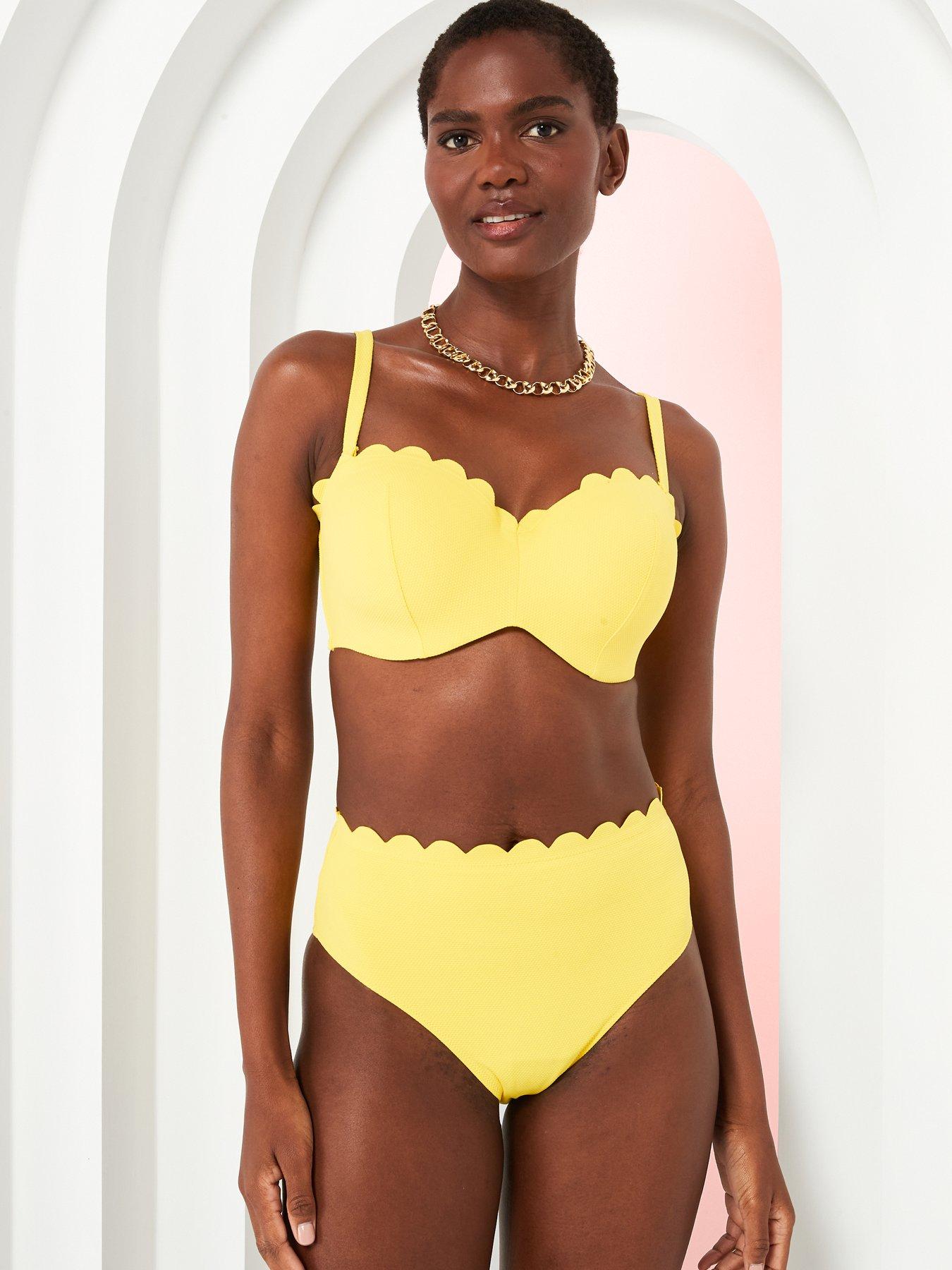 undefined Spirit High Waist Bikini Brief - Sunshine Yellow